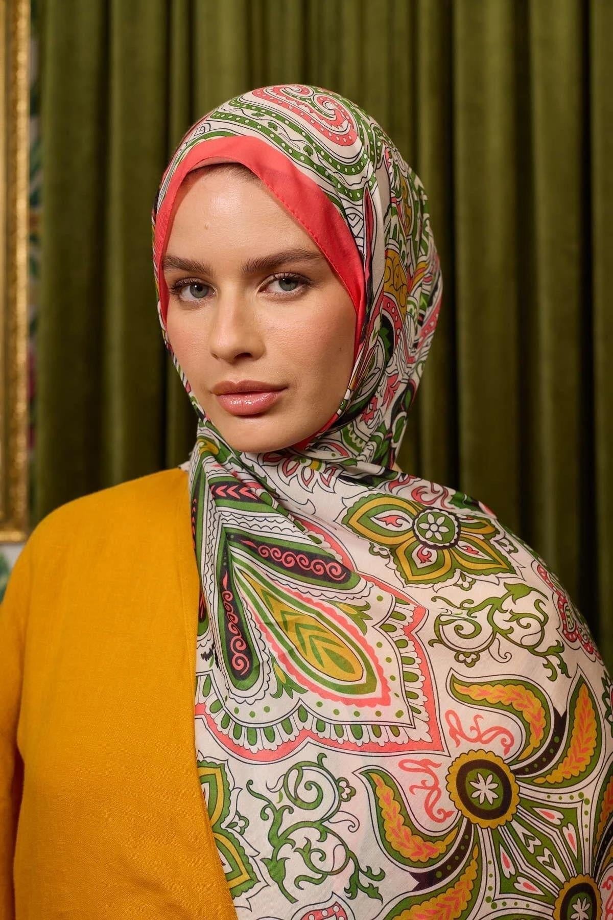 Marrakech Koleksiyon Soft Şal Pembe Somon 3048-07