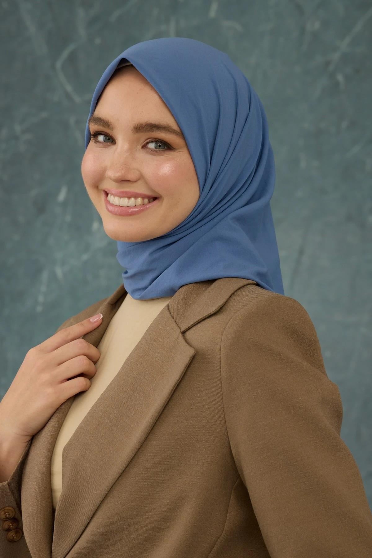 Mavi Comfy Yok Eşarp - 10001-19