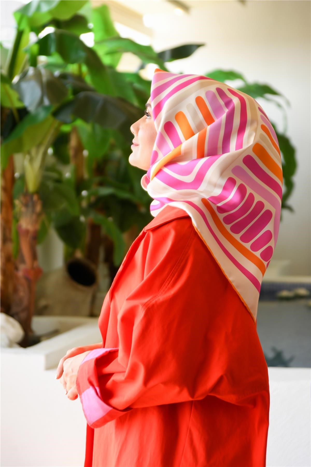 Silk Home %100 Twill İpek Eşarp 11382-13