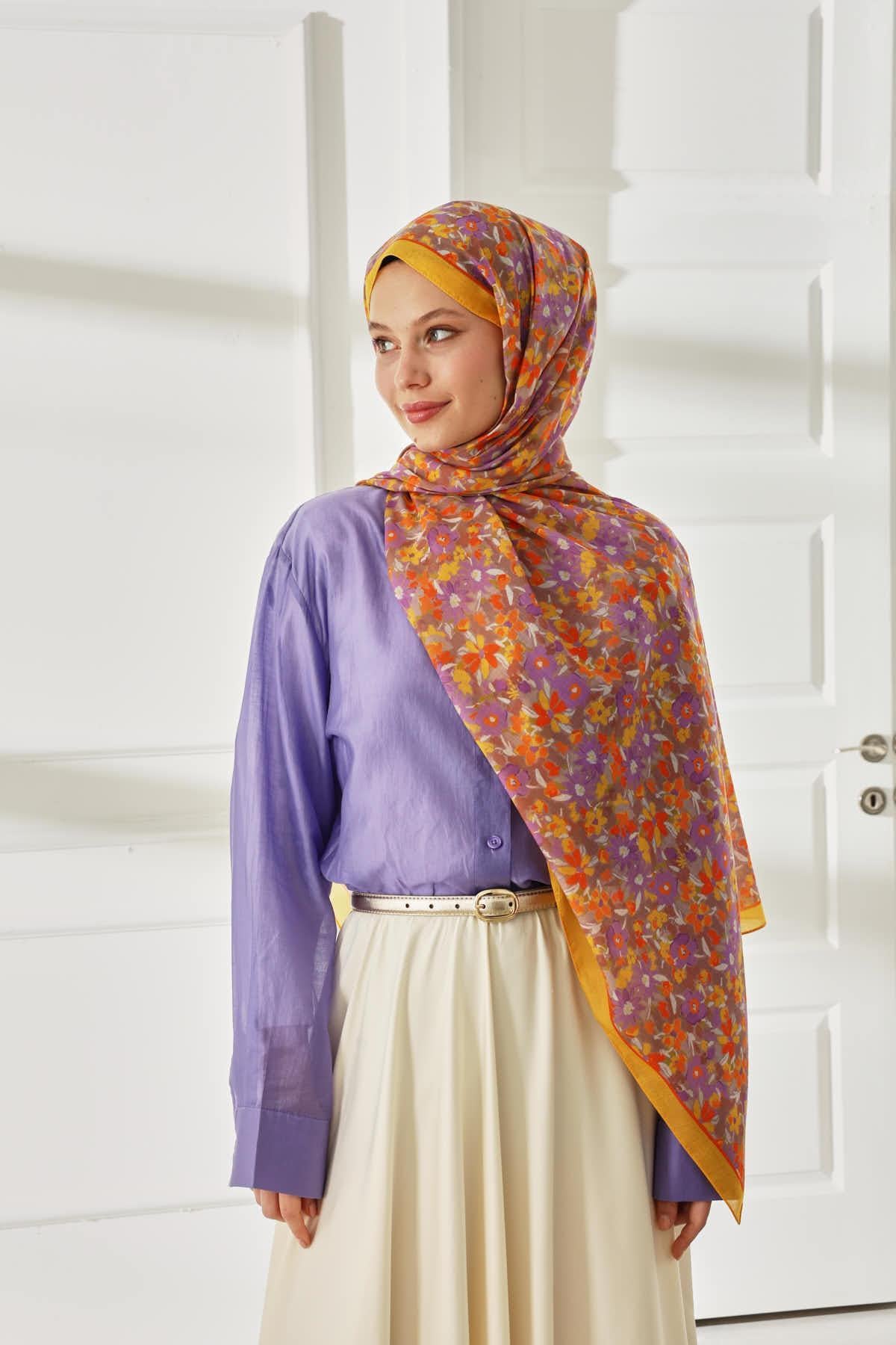 Silk Home Desenli Soft Şal 70021-01