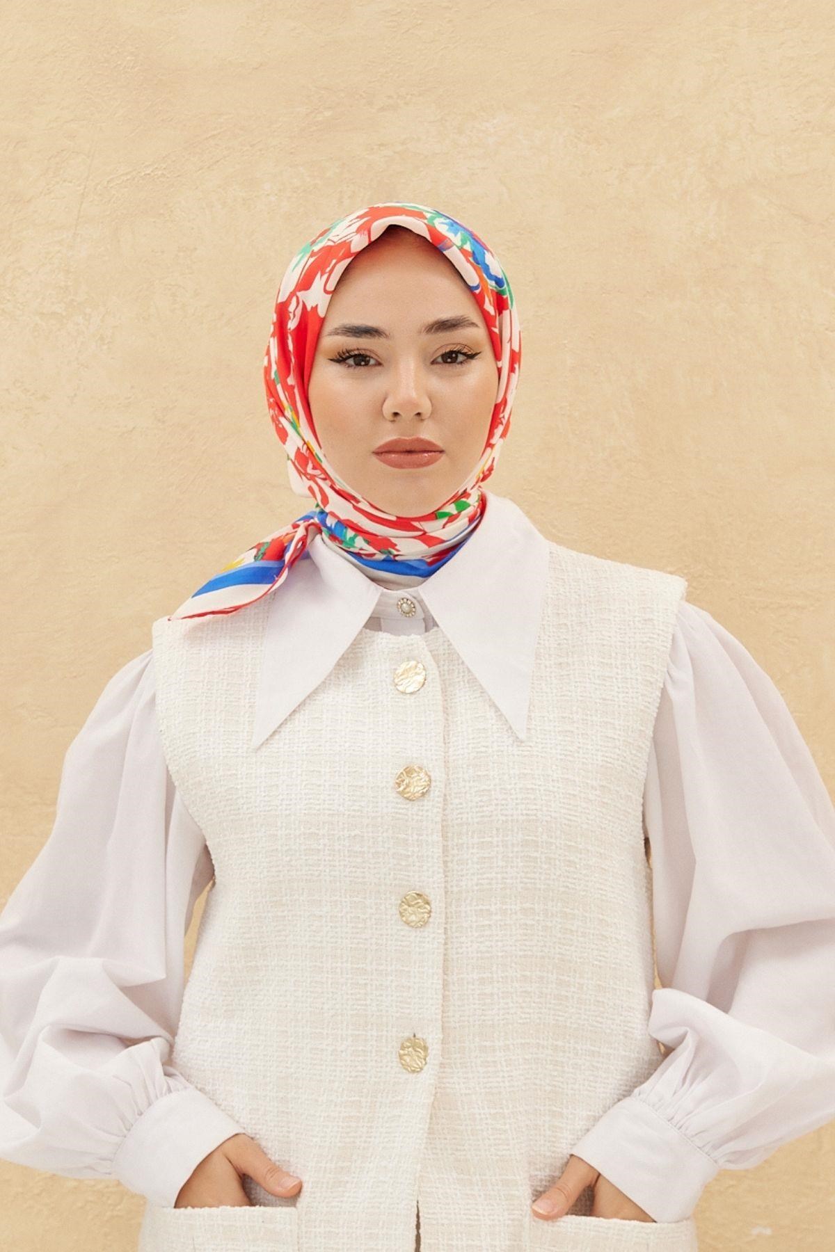 Silk Home Organik Pamuk İpek Eşarp 79006-04