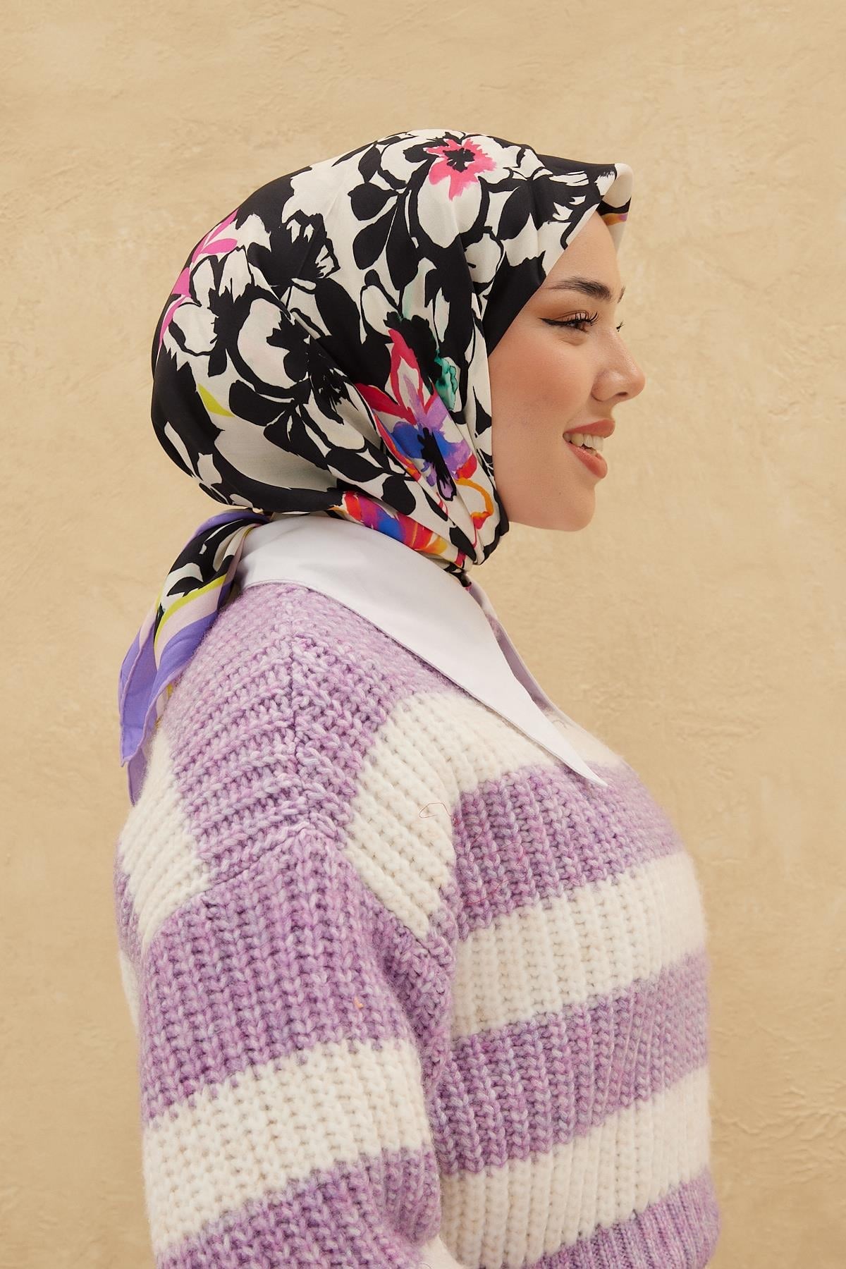 Silk Home Organik Pamuk İpek Eşarp 79006-07
