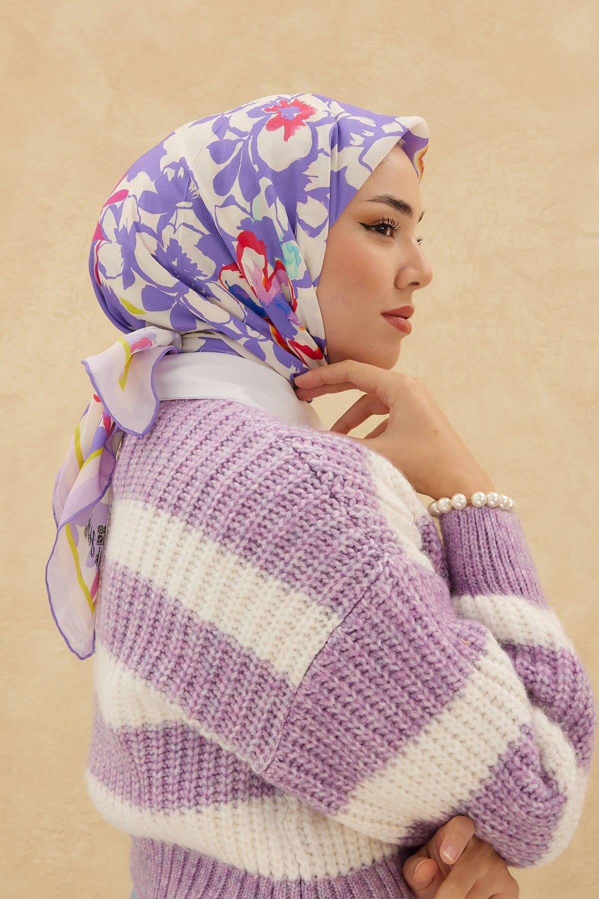 Silk Home Organik Pamuk İpek Eşarp 79006-08
