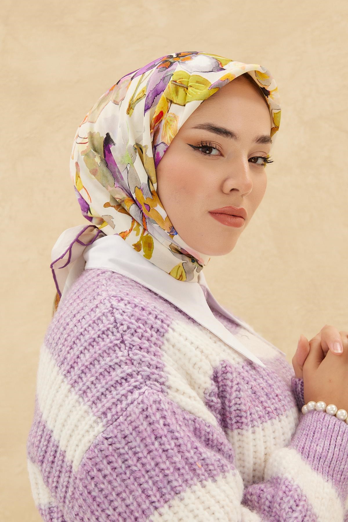 Silk Home Organik Pamuk İpek Eşarp 79007-09