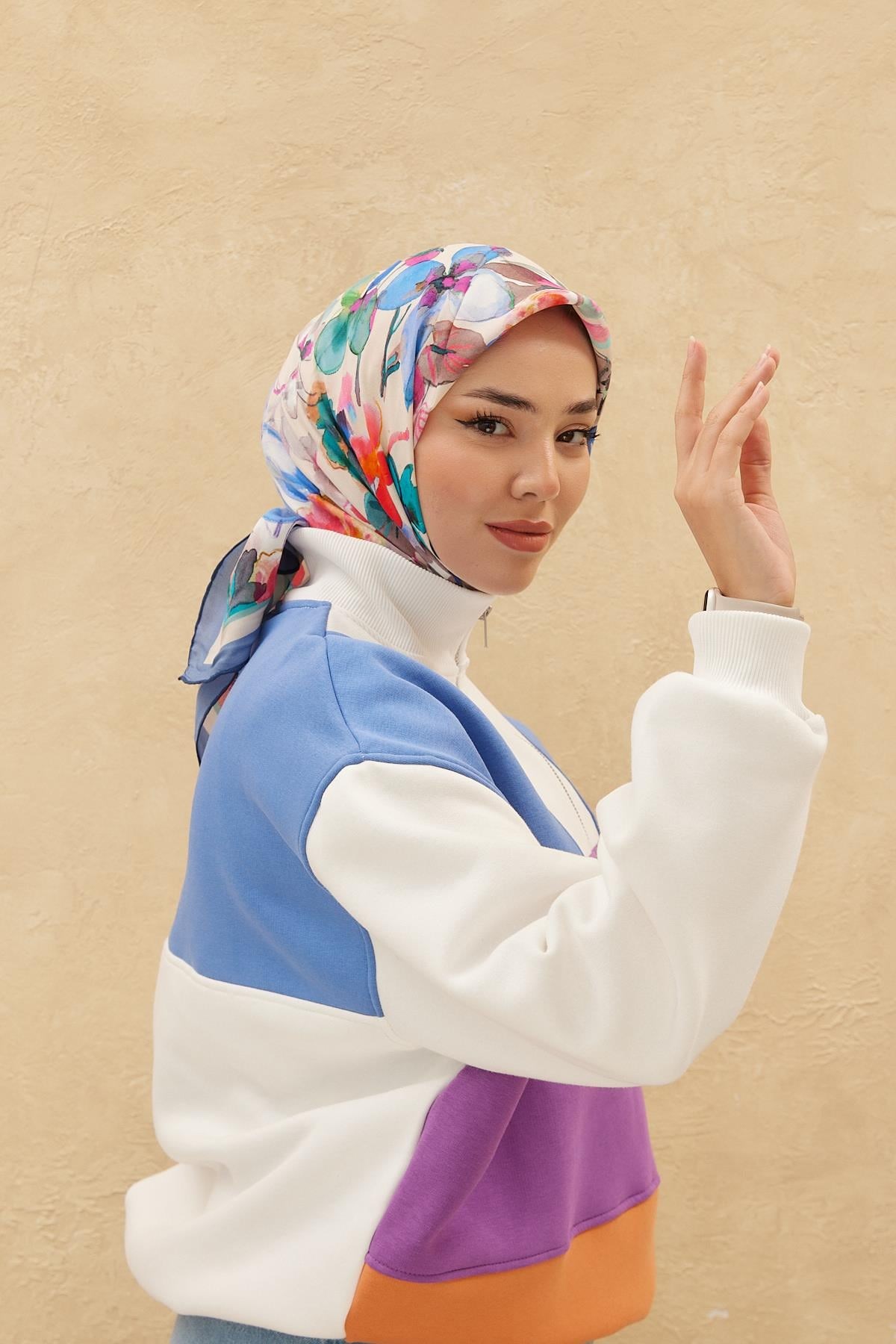 Silk Home Organik Pamuk İpek Eşarp 79007-11