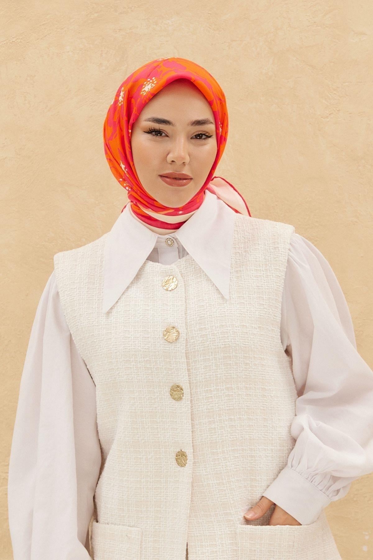 Silk Home Organik Pamuk İpek Eşarp 79008-04