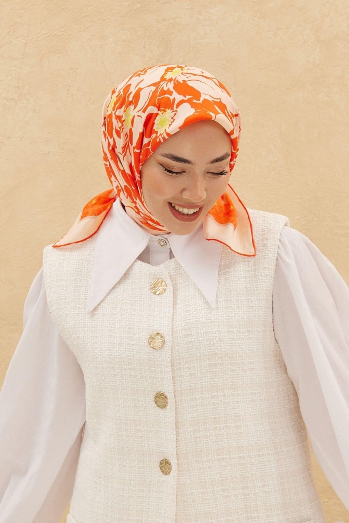 Silk Home Organik Pamuk İpek Eşarp 79008-05
