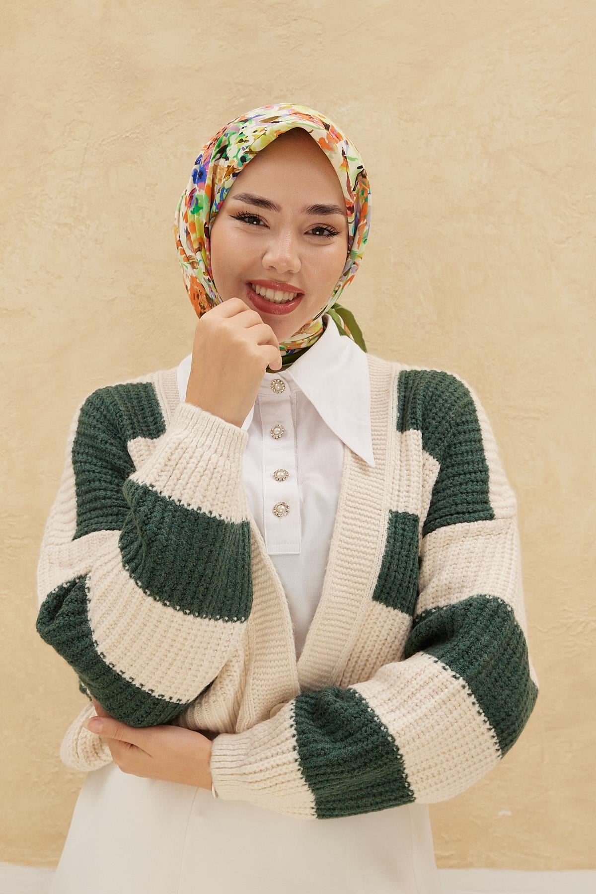 Silk Home Organik Pamuk İpek Eşarp 79009-13
