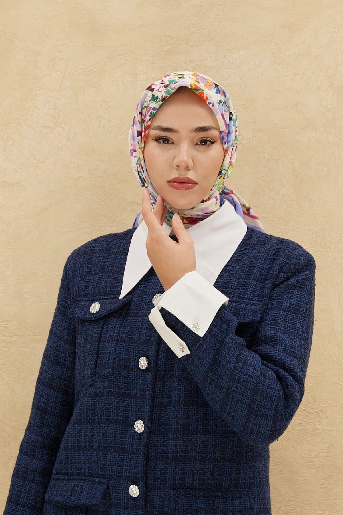 Silk Home Organik Pamuk İpek Eşarp 79009-07
