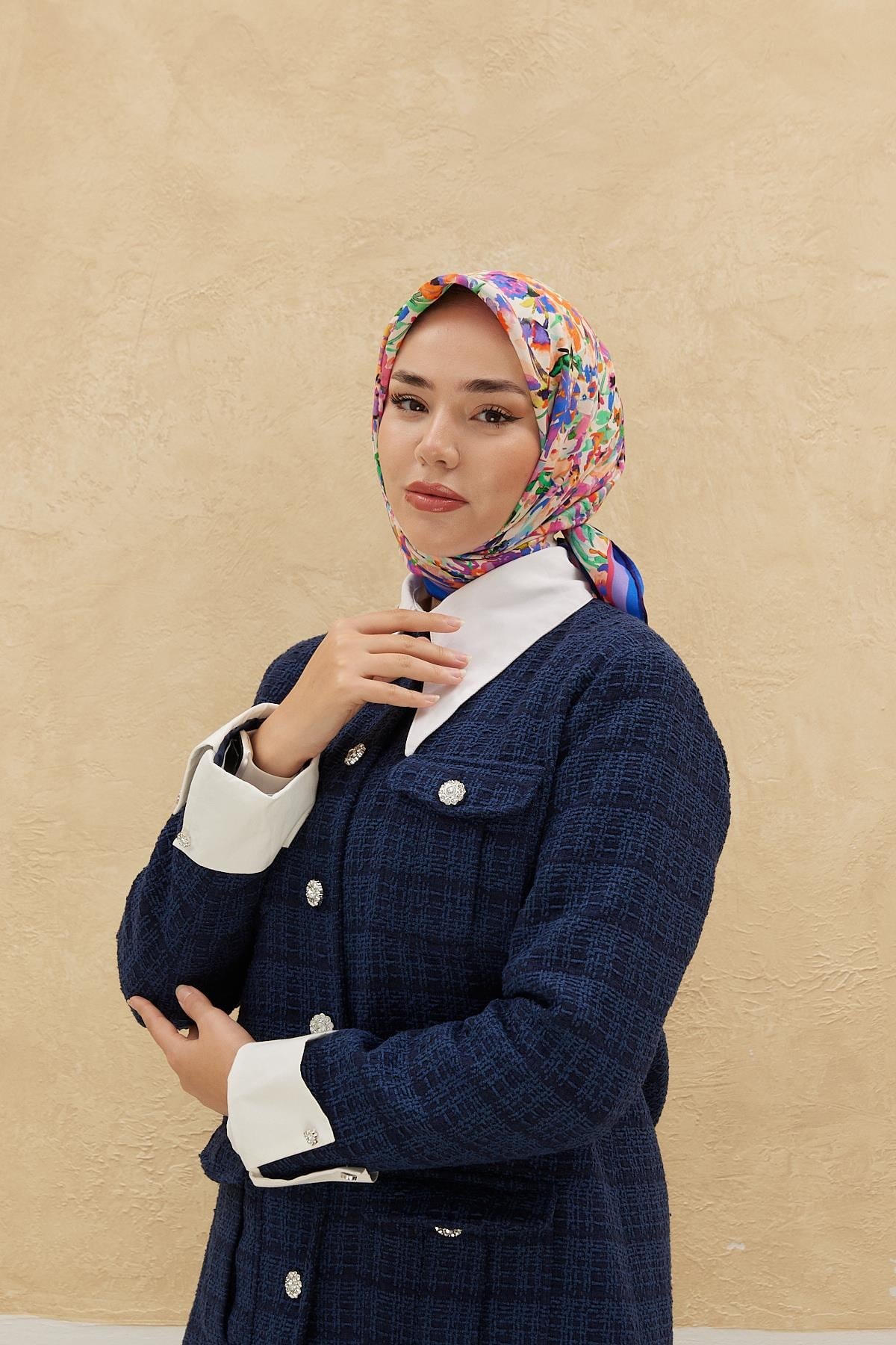 Silk Home Organik Pamuk İpek Eşarp 79009-10