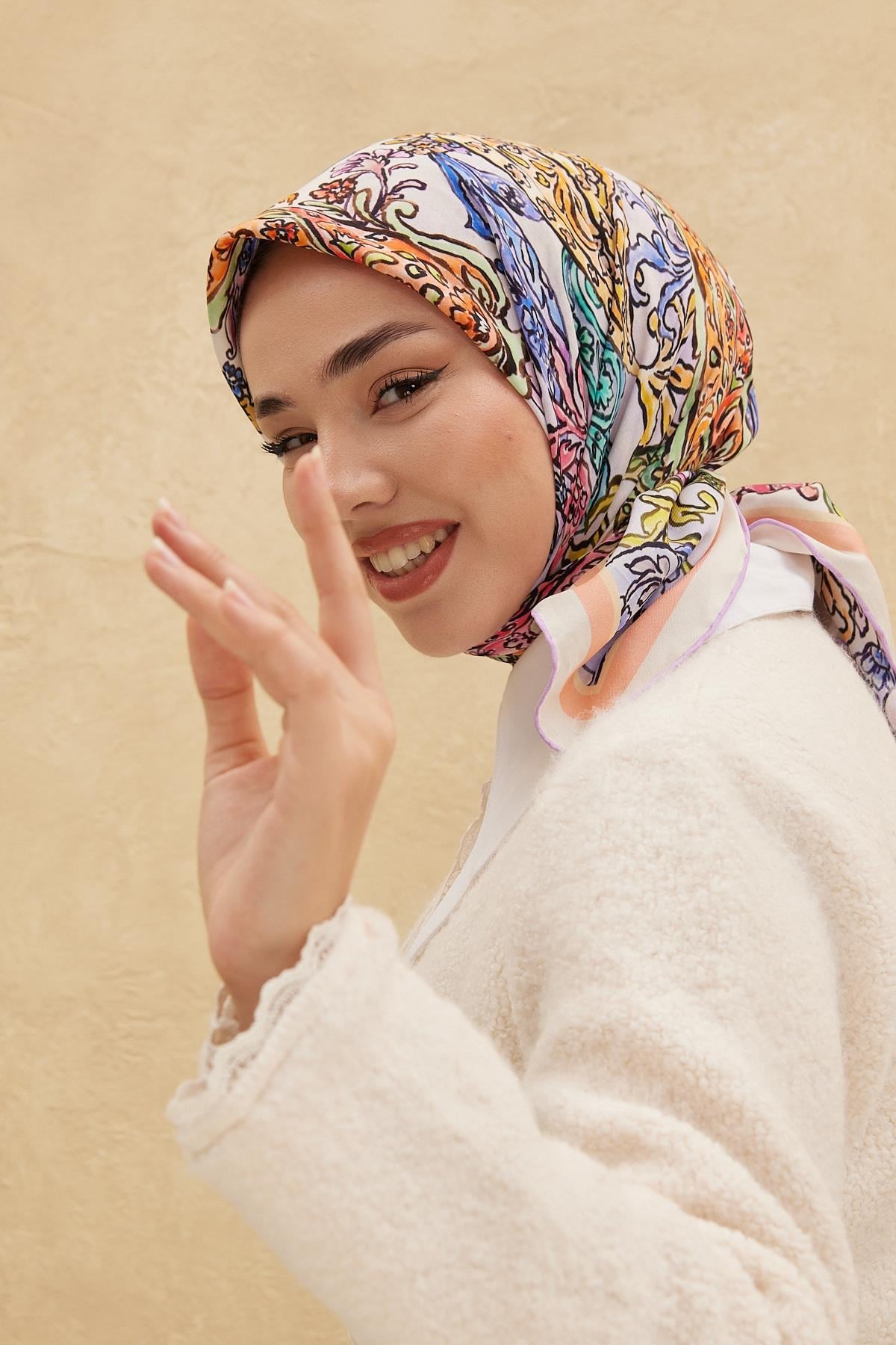 Silk Home Organik Pamuk İpek Eşarp 79010-09
