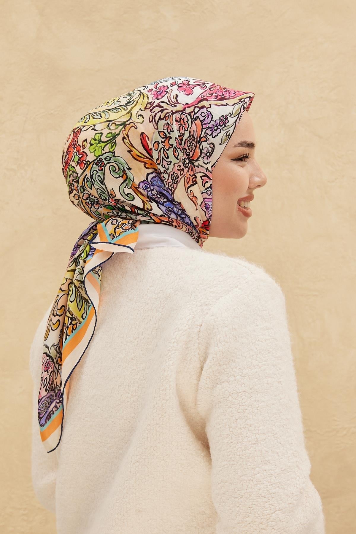 Silk Home Organik Pamuk İpek Eşarp 79010-10