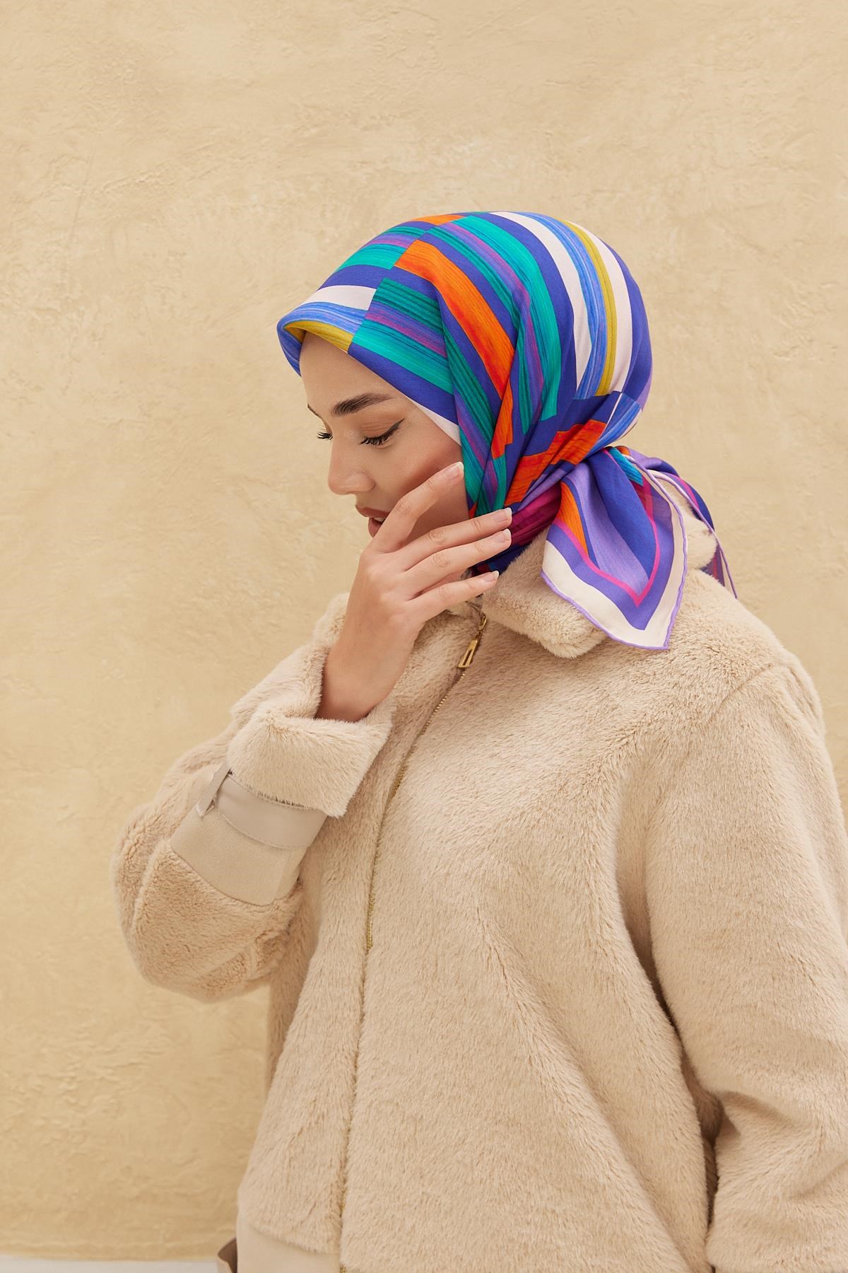 Silk Home Organik Pamuk İpek Eşarp 79011-06
