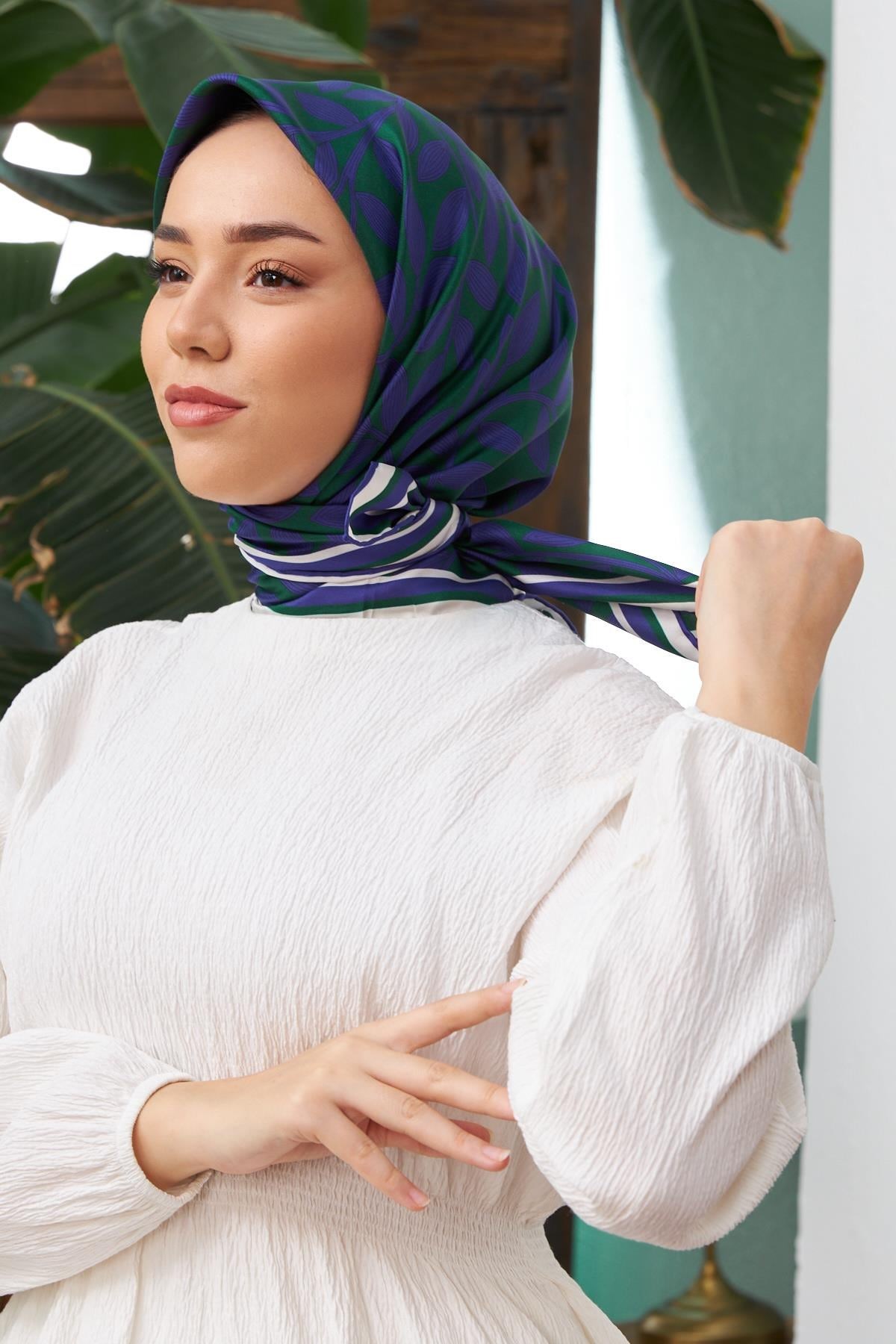 Silk Home Sura (Saten) İpek Eşarp 11397-S22