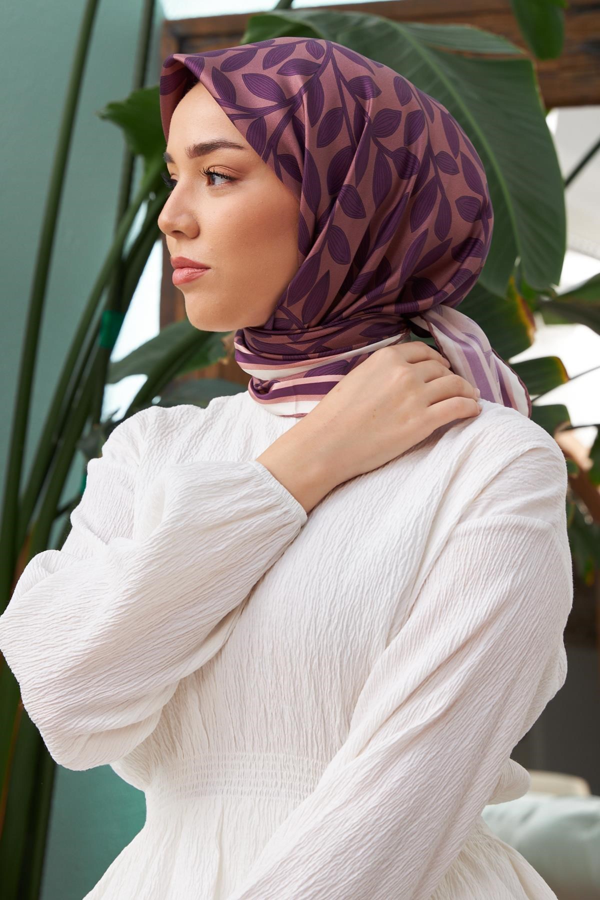 Silk Home Sura (Saten) İpek Eşarp 11397-S32