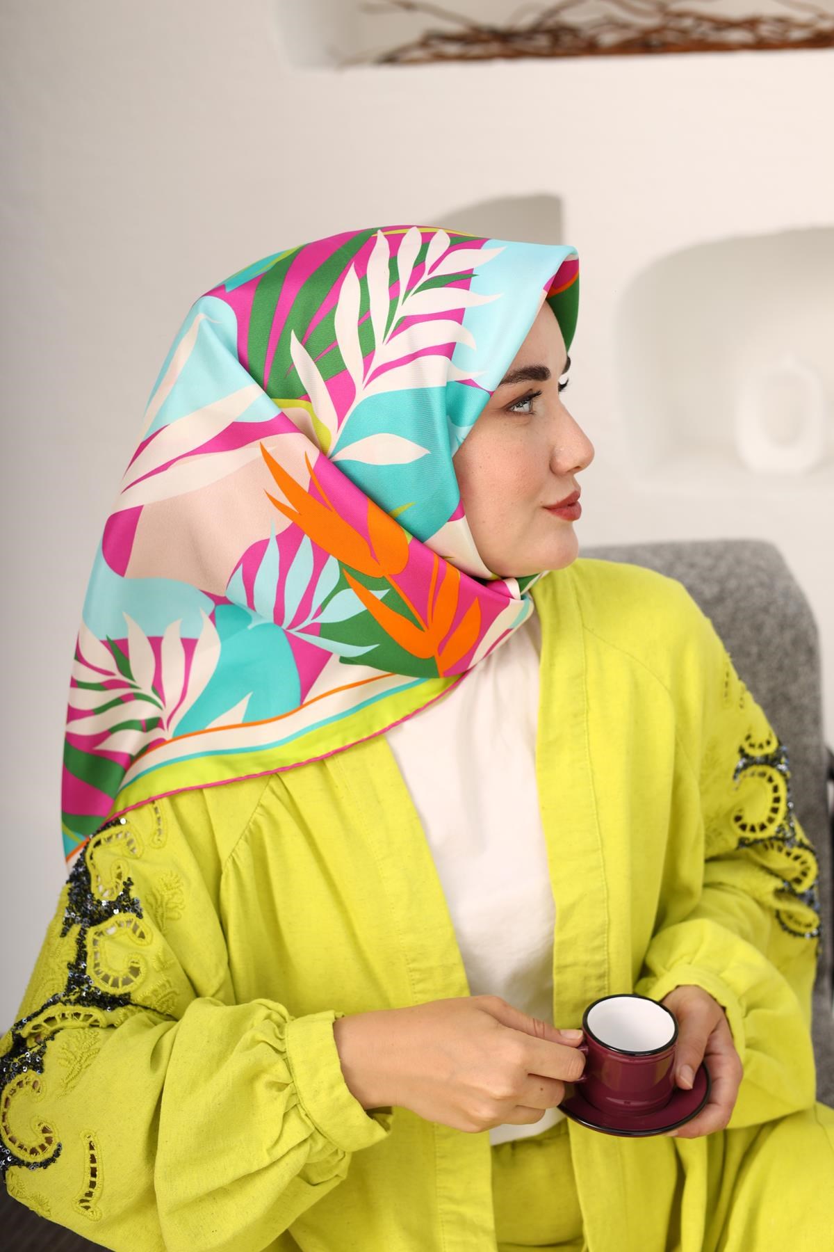Silk Home Twill İpek Eşarp 11406-27