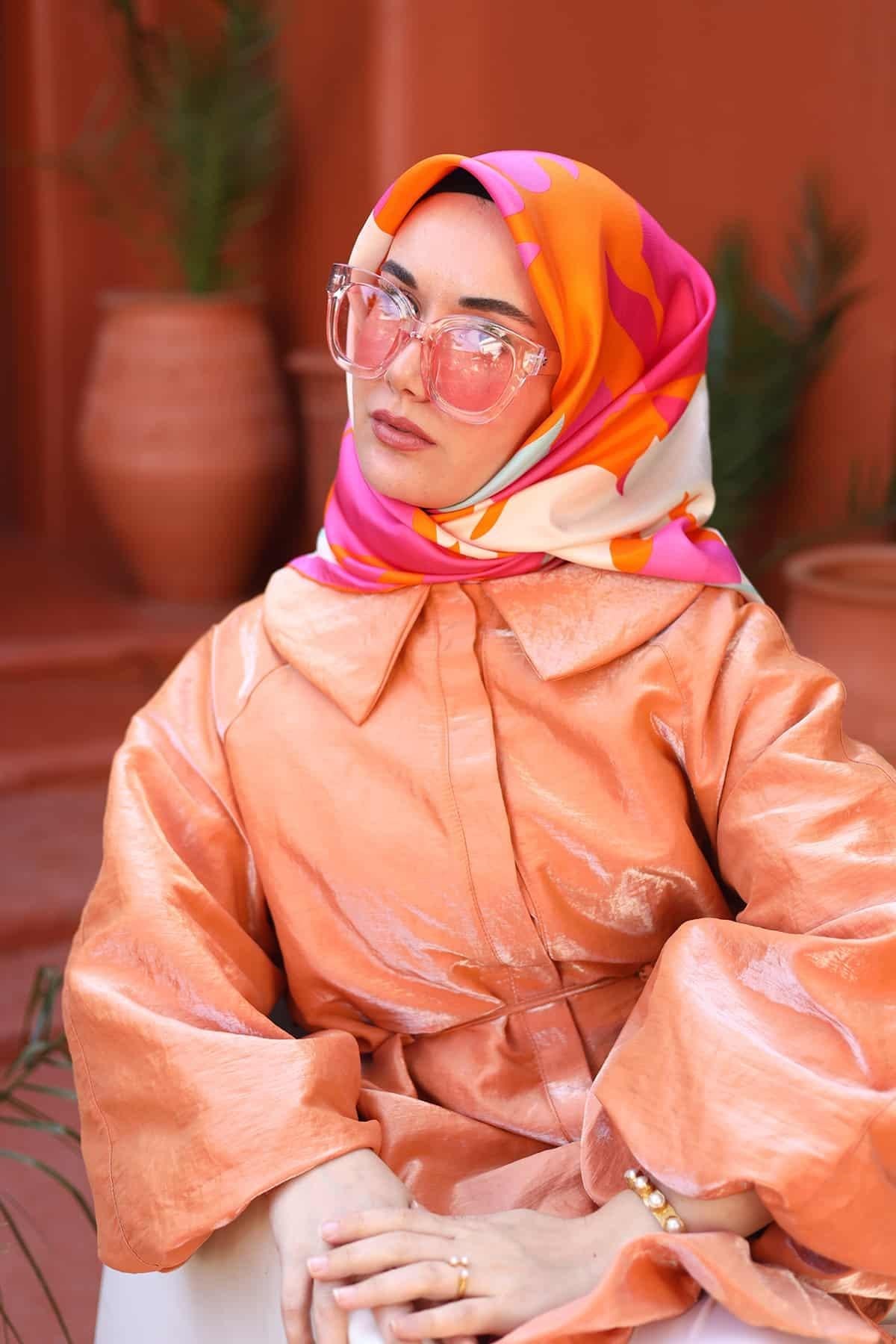 Silk Home Twill İpek Eşarp 11425-65
