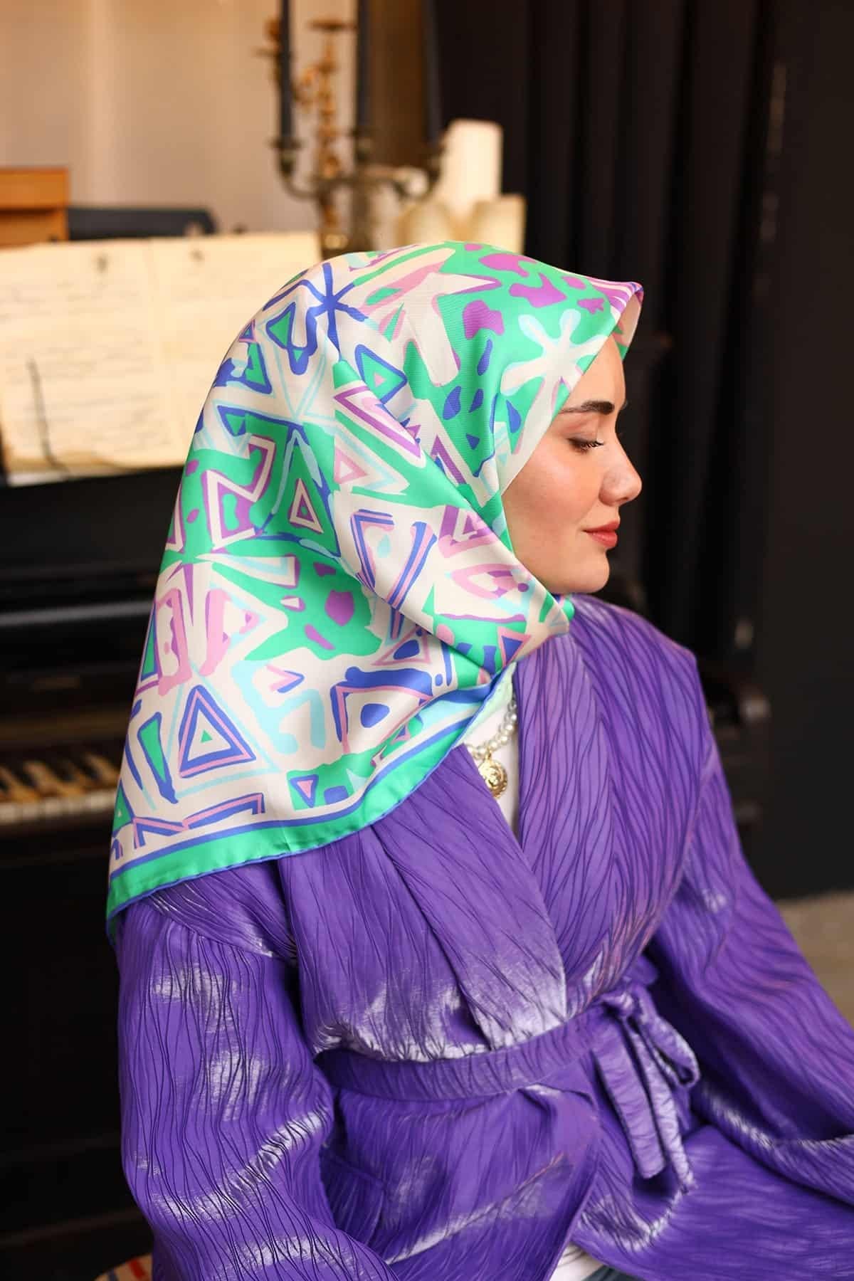 Silk Home Twill İpek Eşarp 11427-19