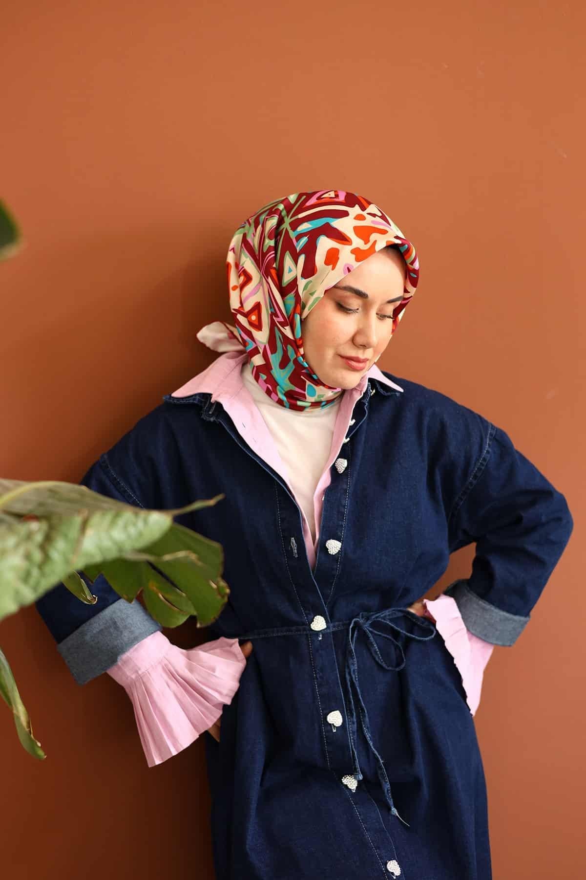 Silk Home Twill İpek Eşarp 11427-45