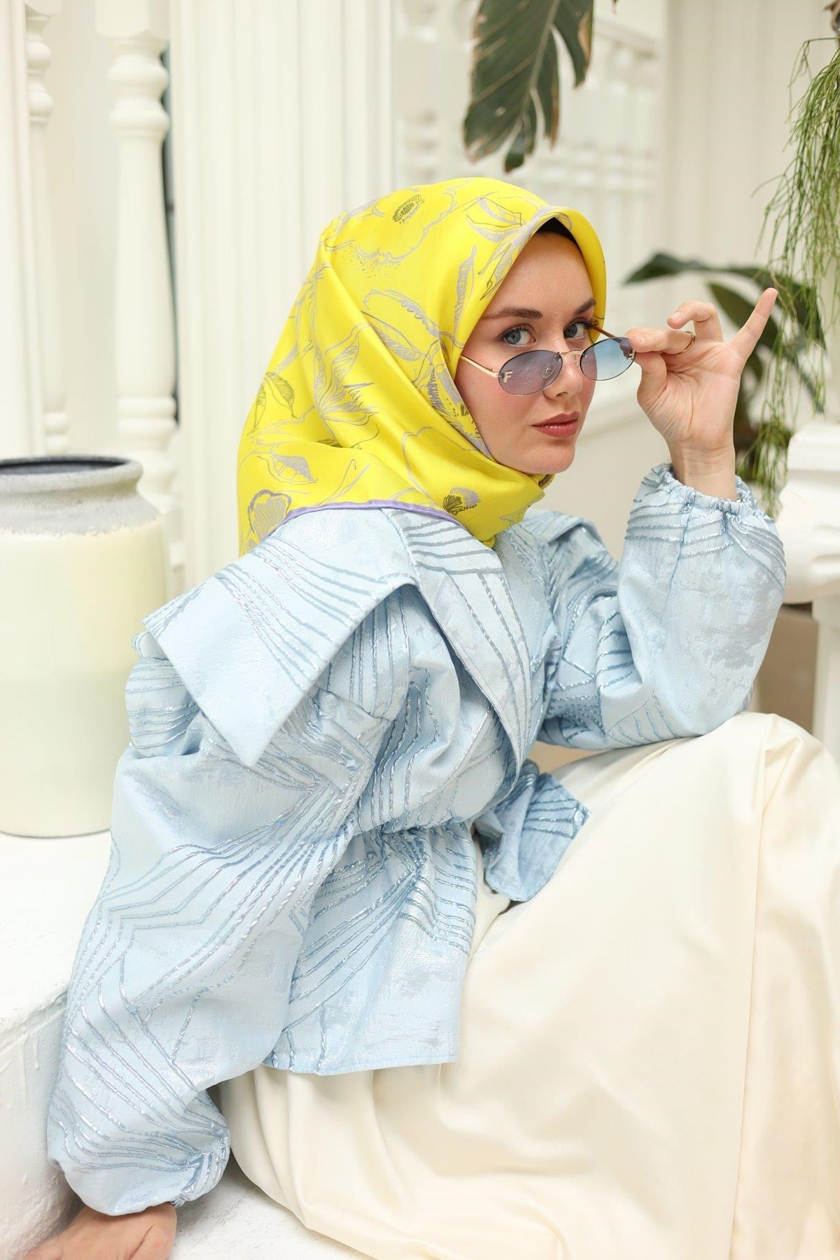 Silk Home Twill İpek Eşarp 11433-34