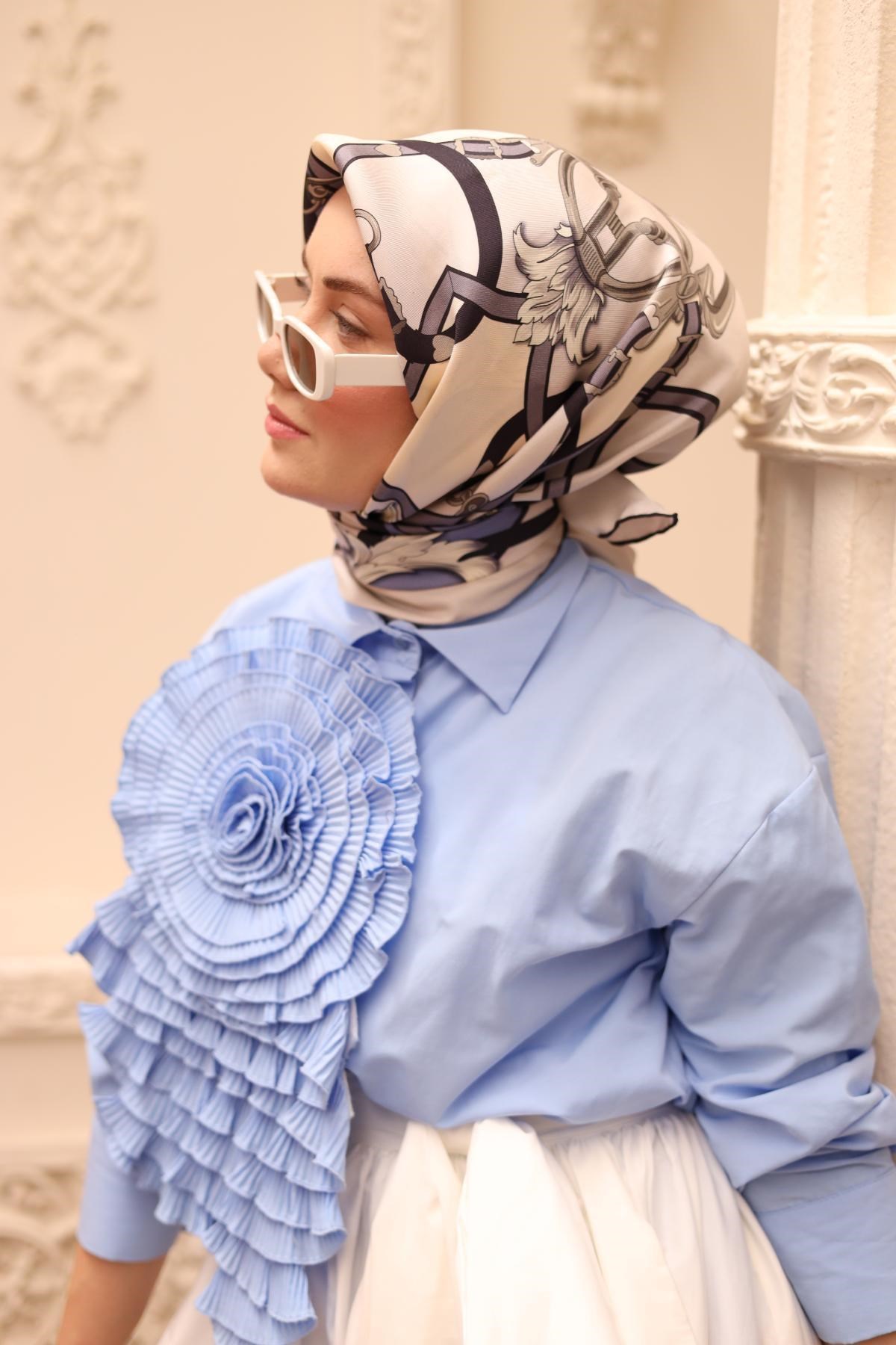 Silk Home Twill İpek Eşarp 11436-41