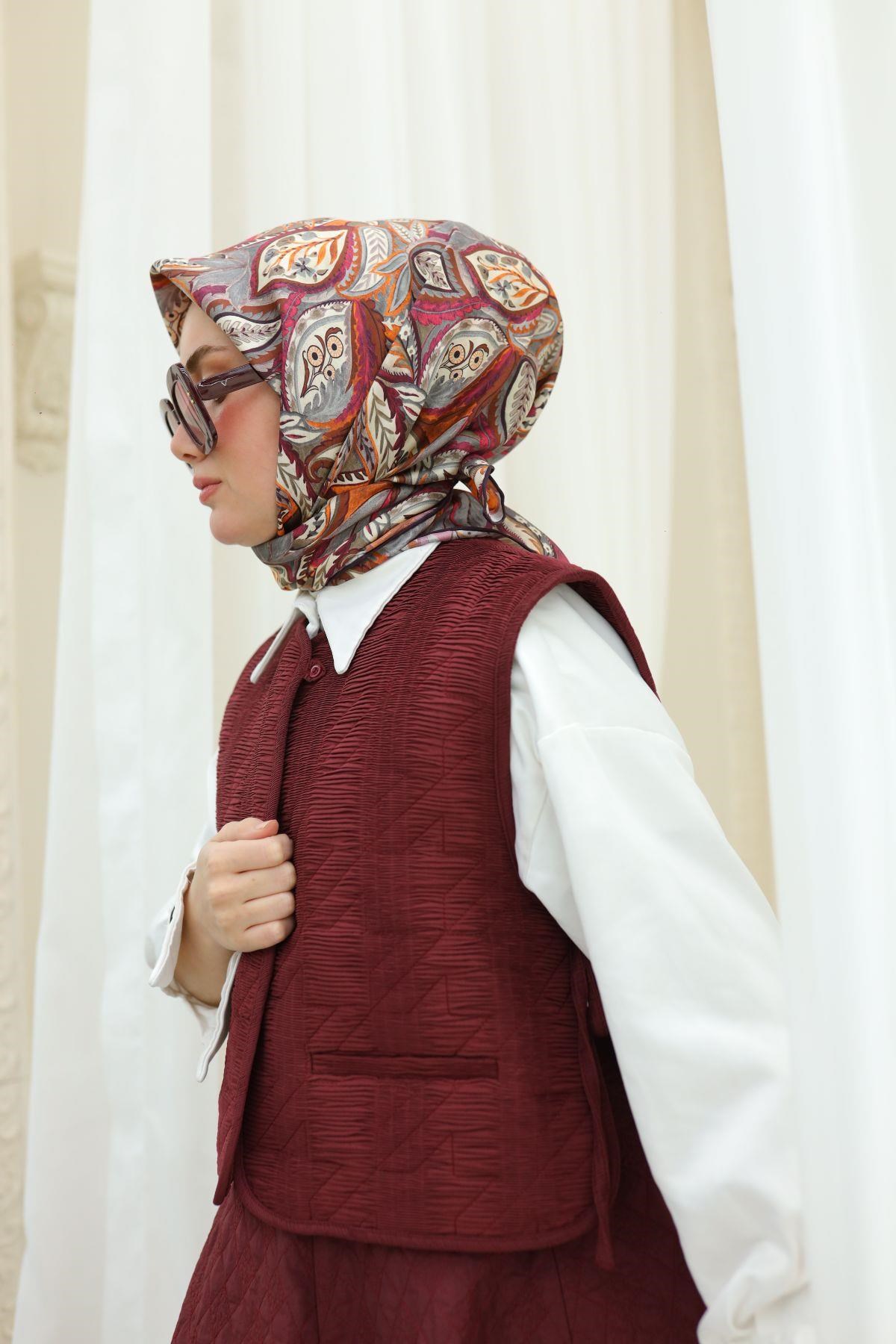 Silk Home Twill İpek Eşarp 11456-14