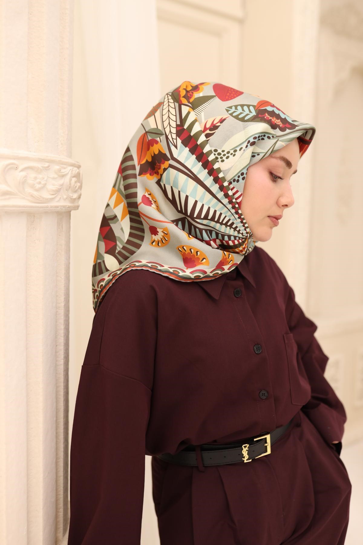 Silk Home Twill İpek Eşarp 11461-12