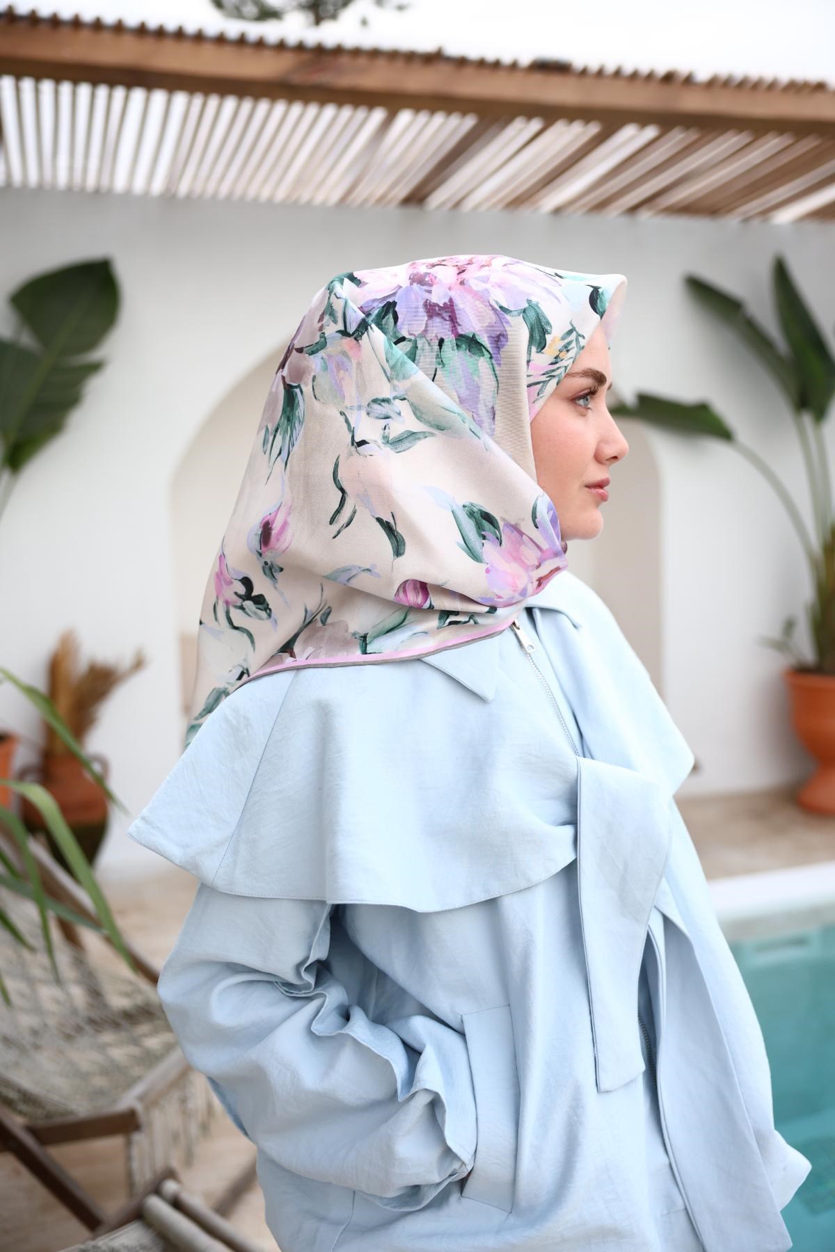 Silk Home Twill İpek Eşarp 11467-18