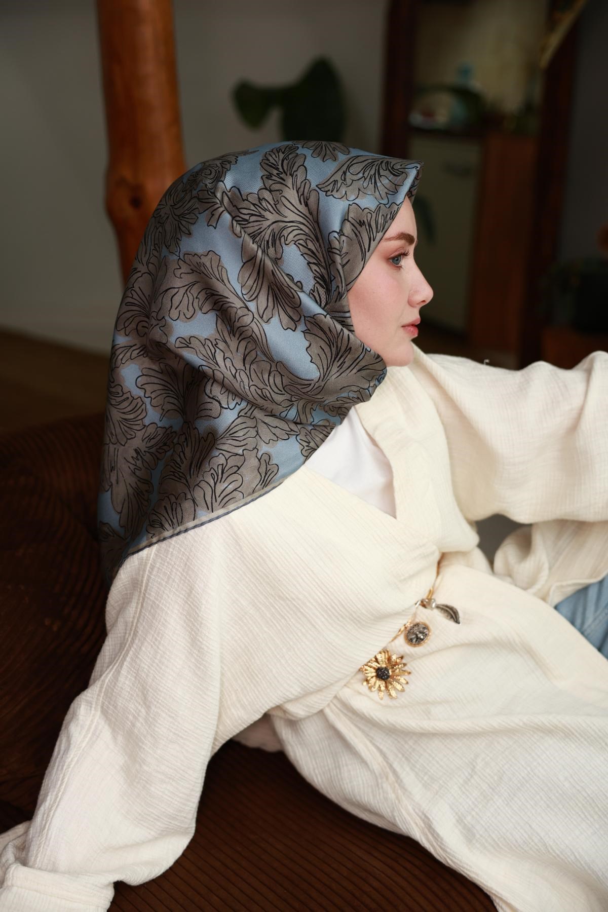 Silk Home Twill İpek Eşarp 11468-19