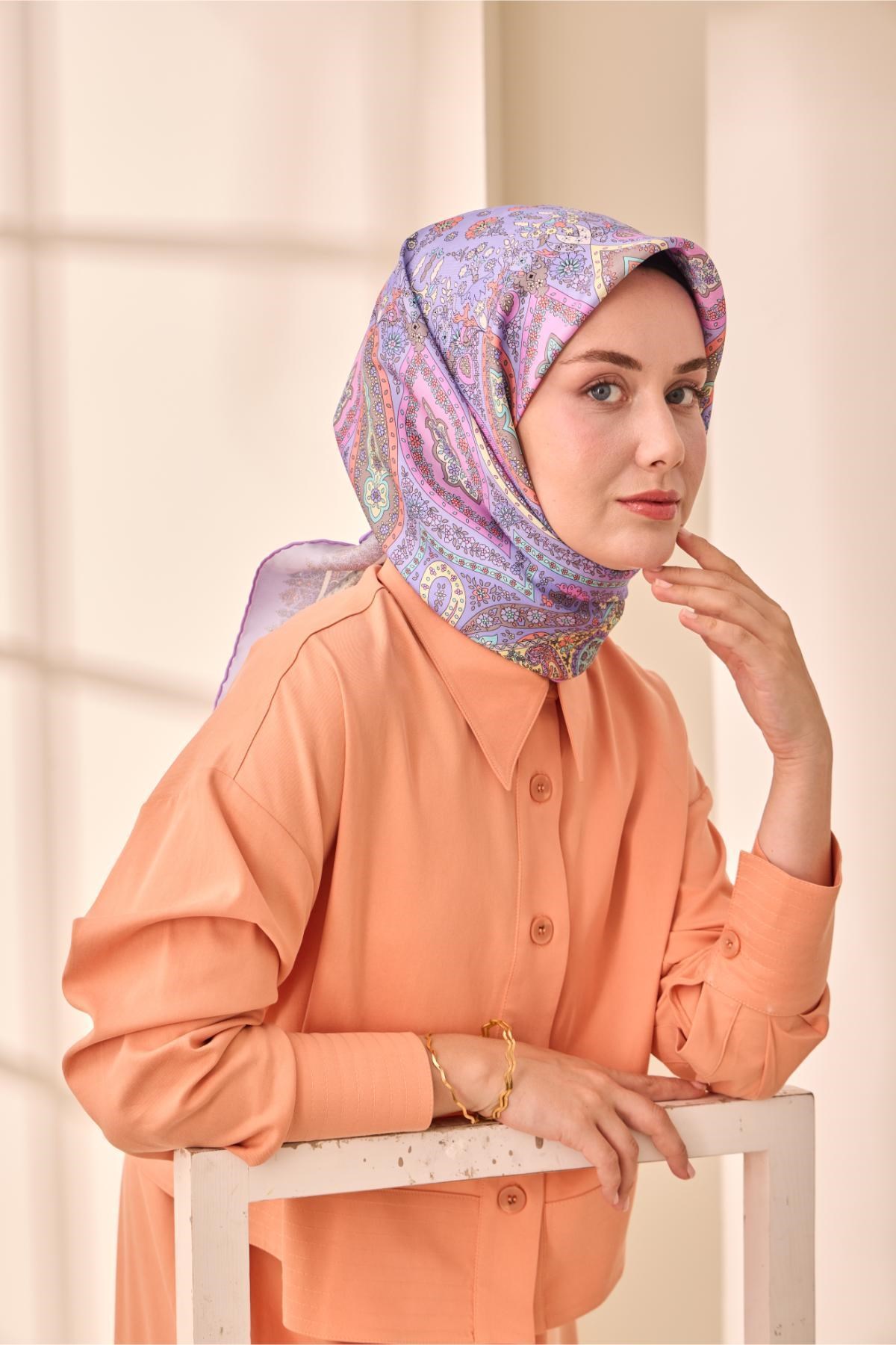Silk Home Twill İpek Eşarp 11476-07