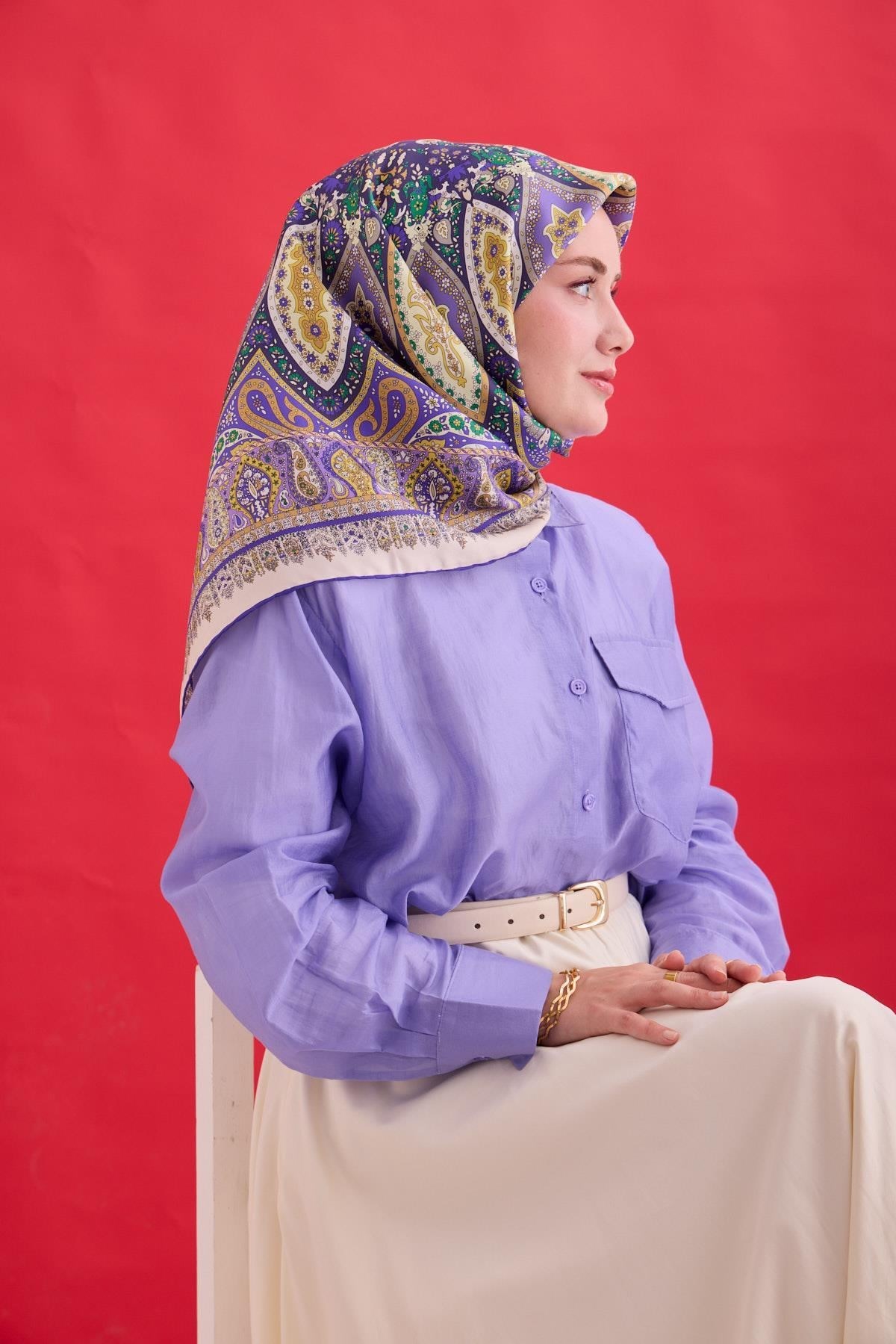 Silk Home Twill İpek Eşarp 11476-17