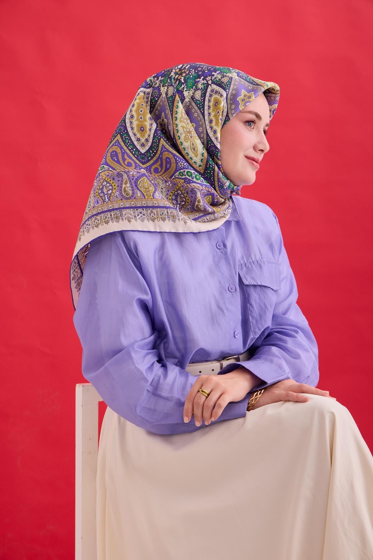 Silk Home Twill İpek Eşarp 11476-17