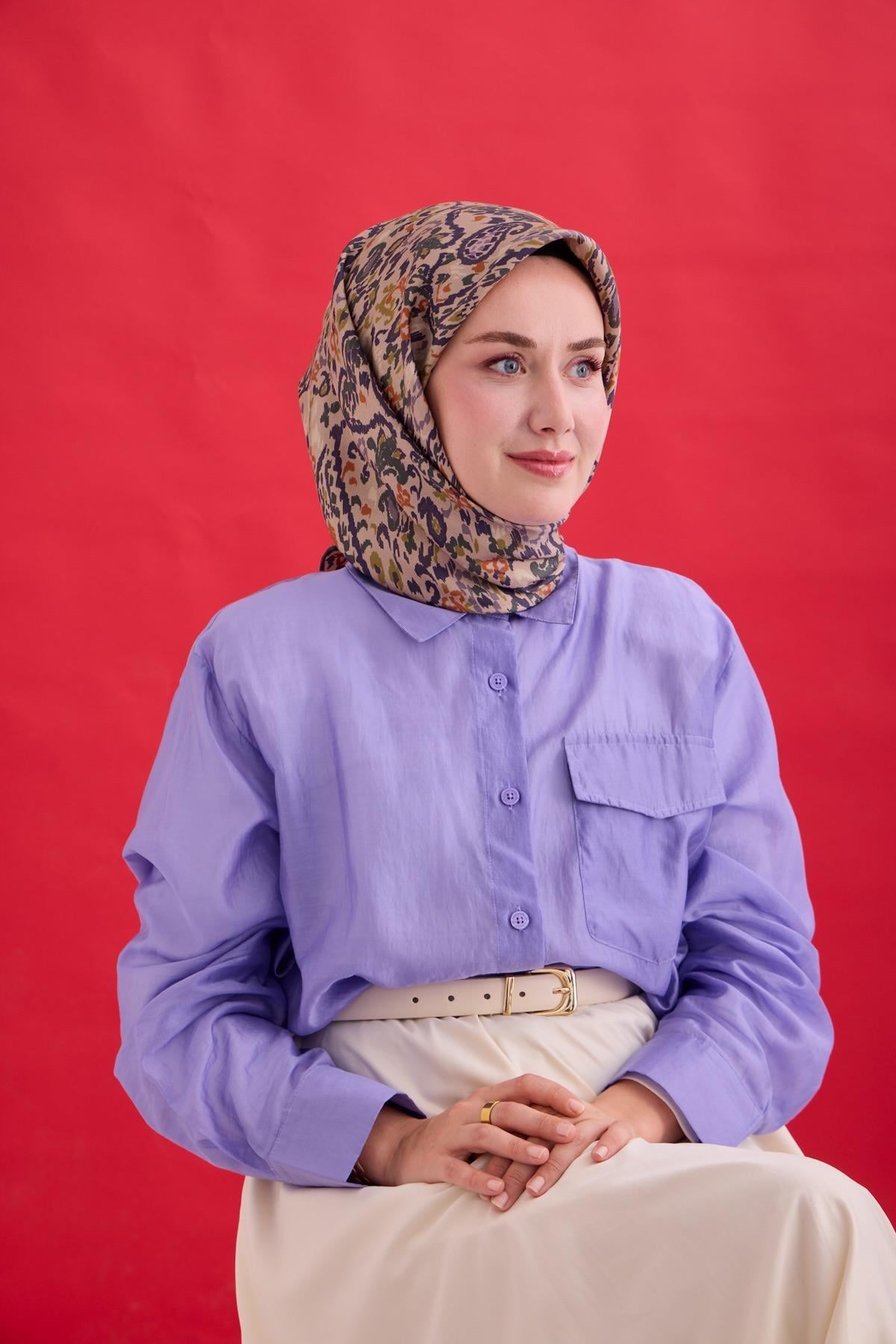 Silk Home Twill İpek Eşarp 11478-10