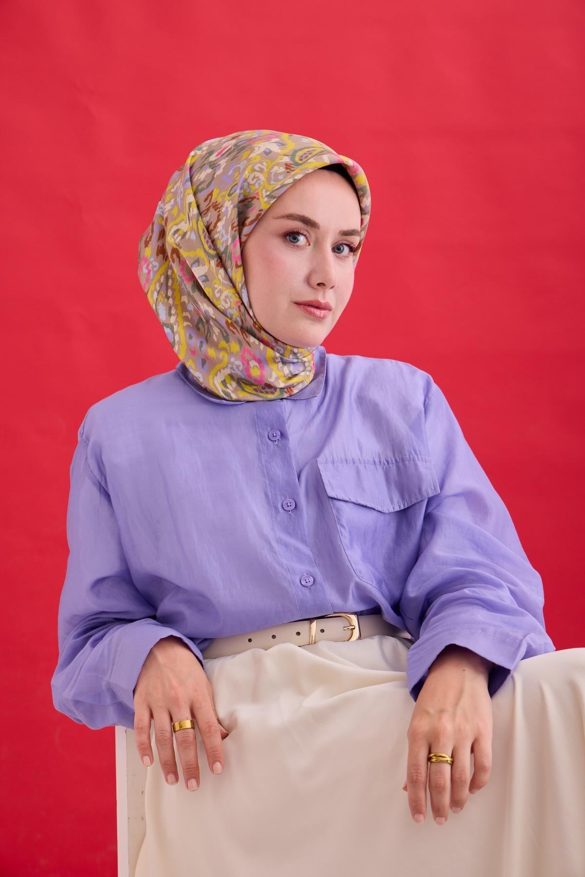 Silk Home Twill İpek Eşarp 11478-11