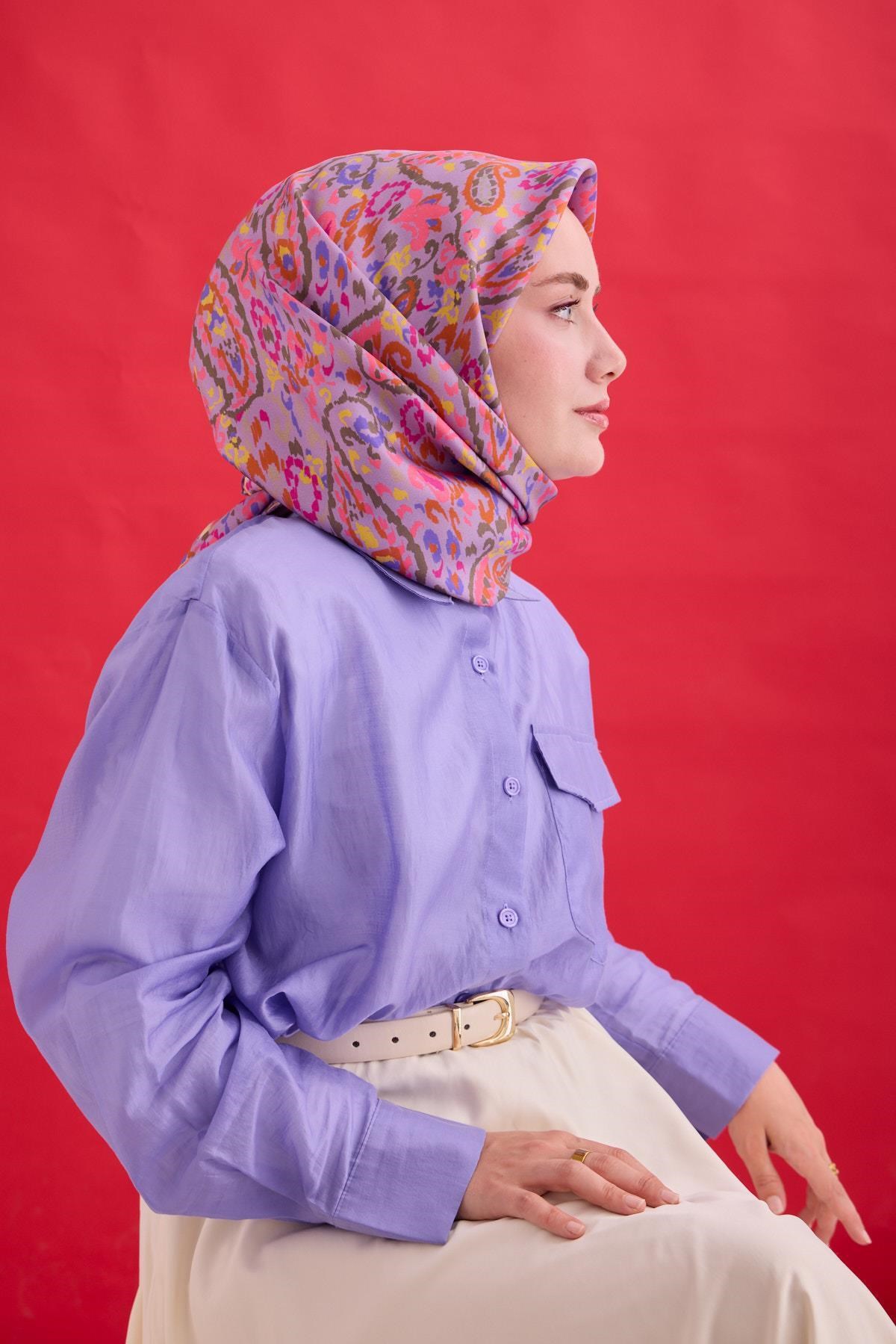 Silk Home Twill İpek Eşarp 11478-42