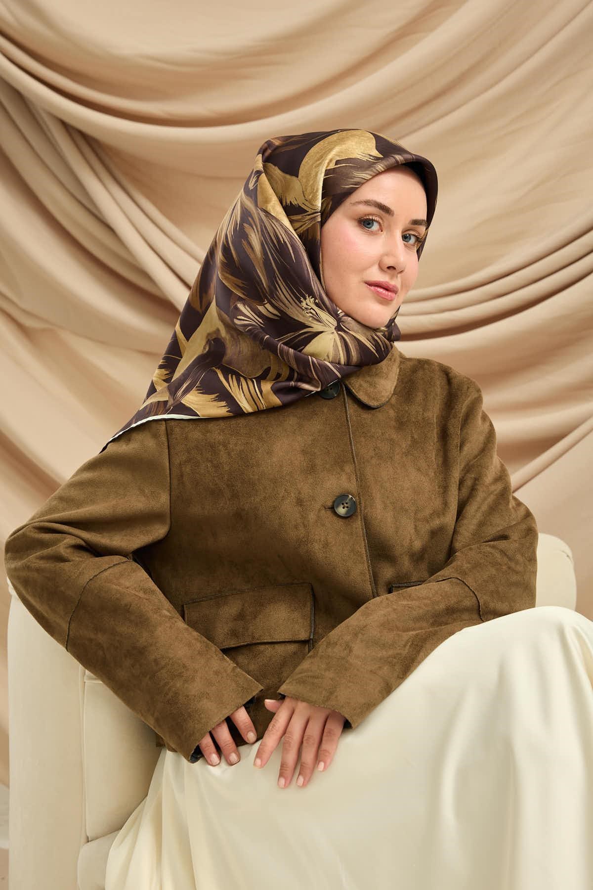 Silk Home Twill İpek Eşarp 11480-58
