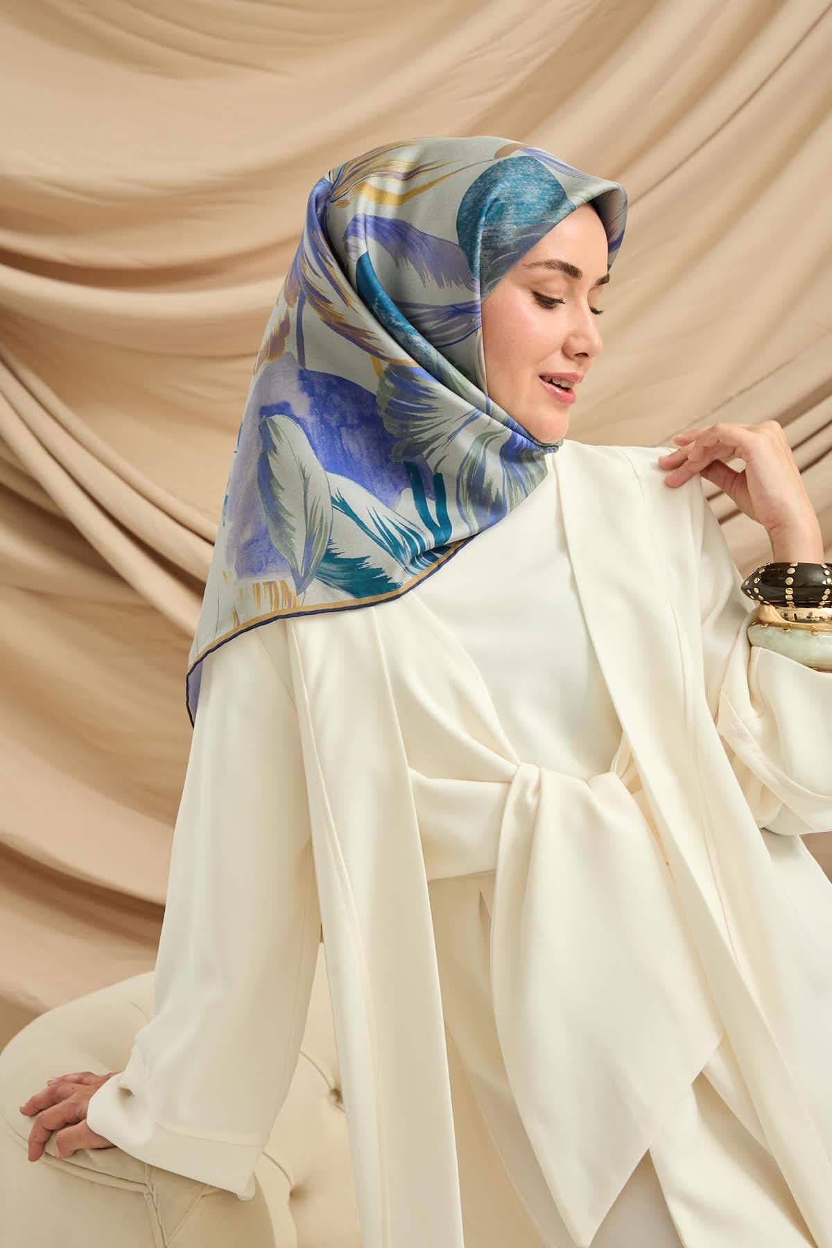 Silk Home Twill İpek Eşarp 11480-76