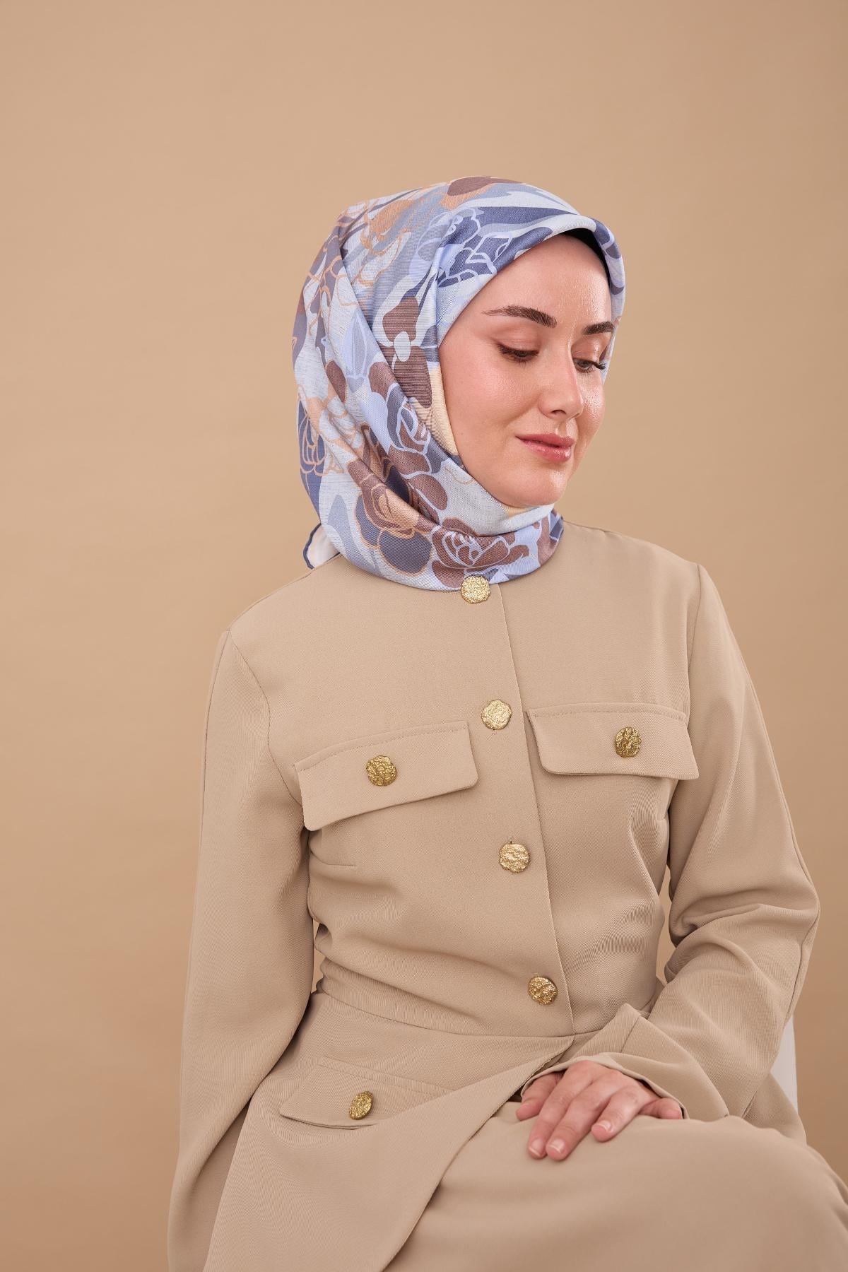 Silk Home Twill İpek Eşarp 11483-38