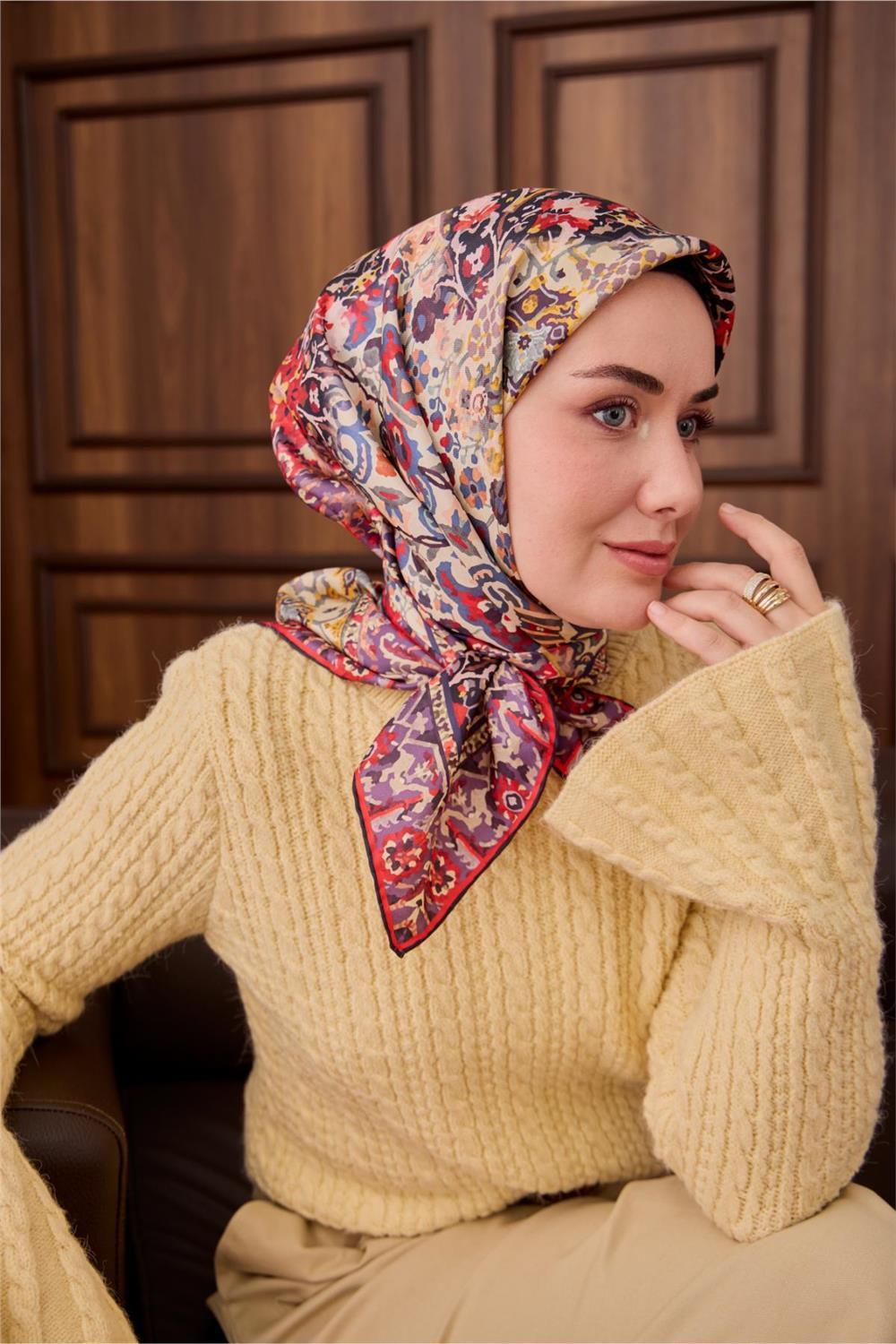 Silk Home Twill İpek Eşarp 11489-01
