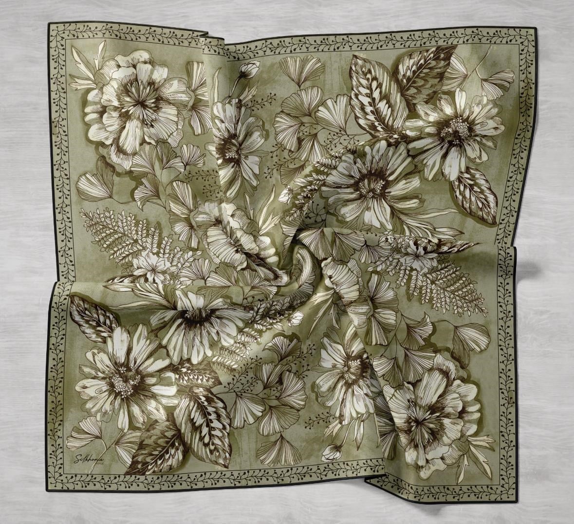 Silk Home Twill İpek Eşarp 11510-18