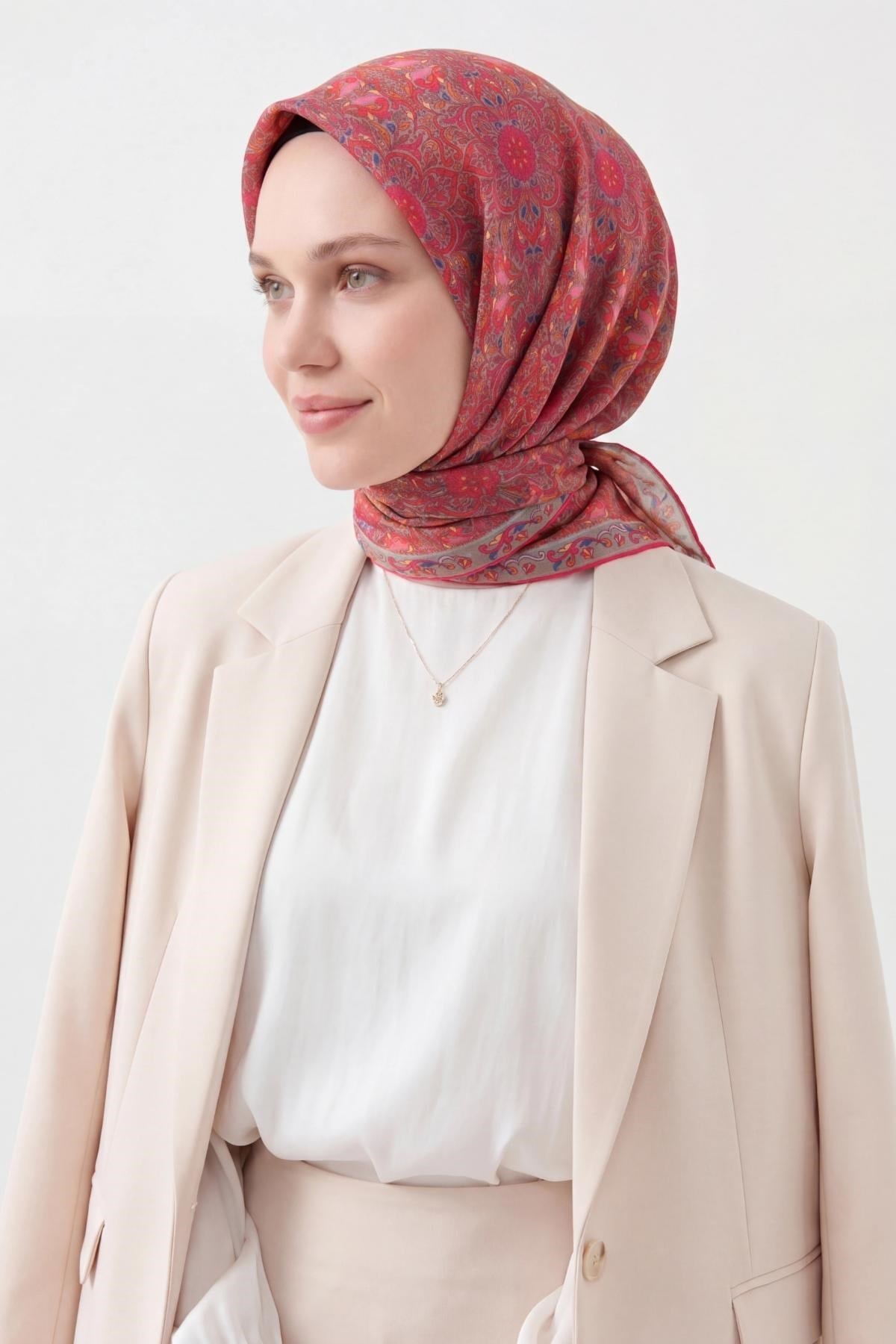 Soft Eşarp Pembe 90x90