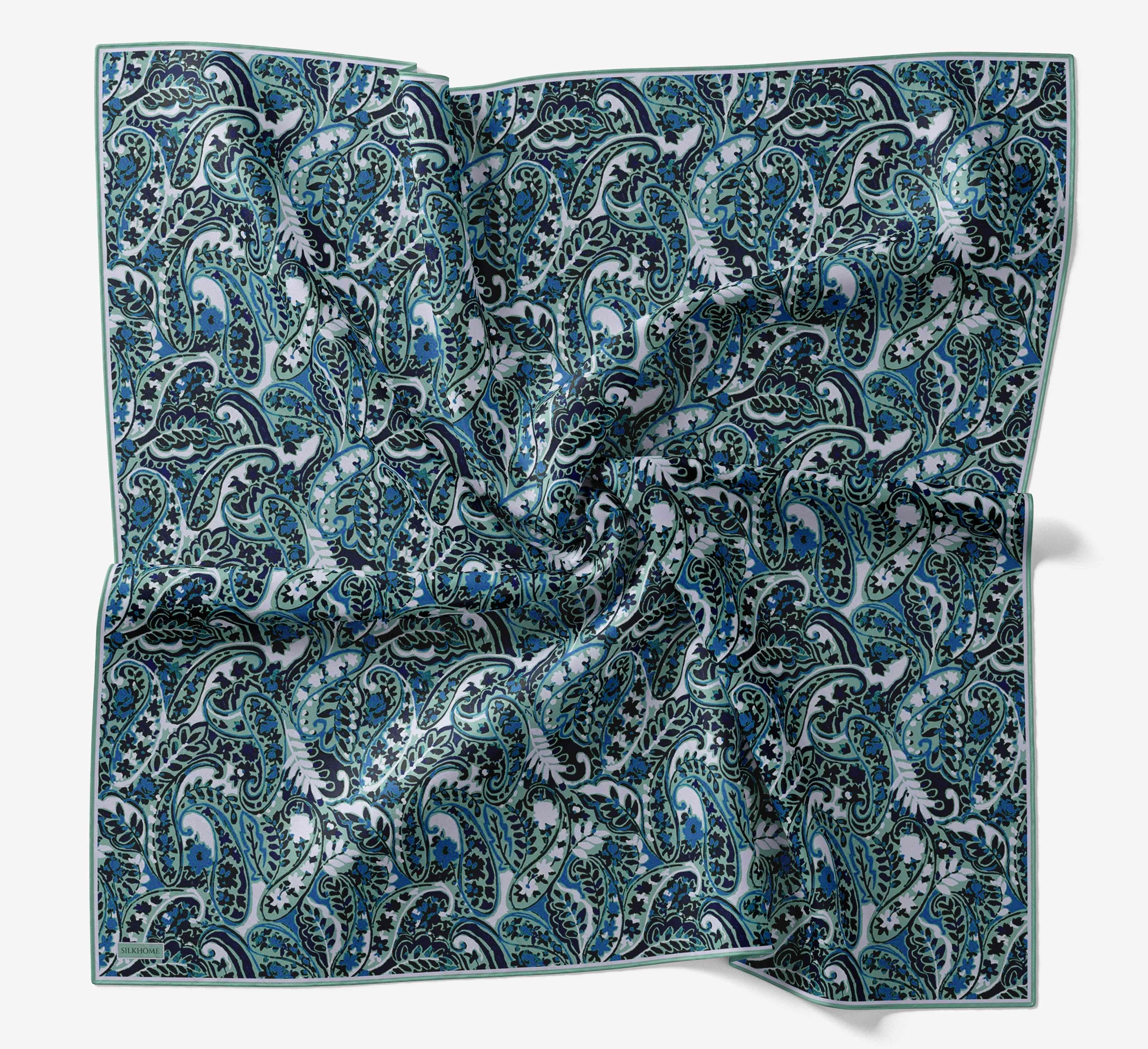 Soft Eşarp Perla Saks 90x90