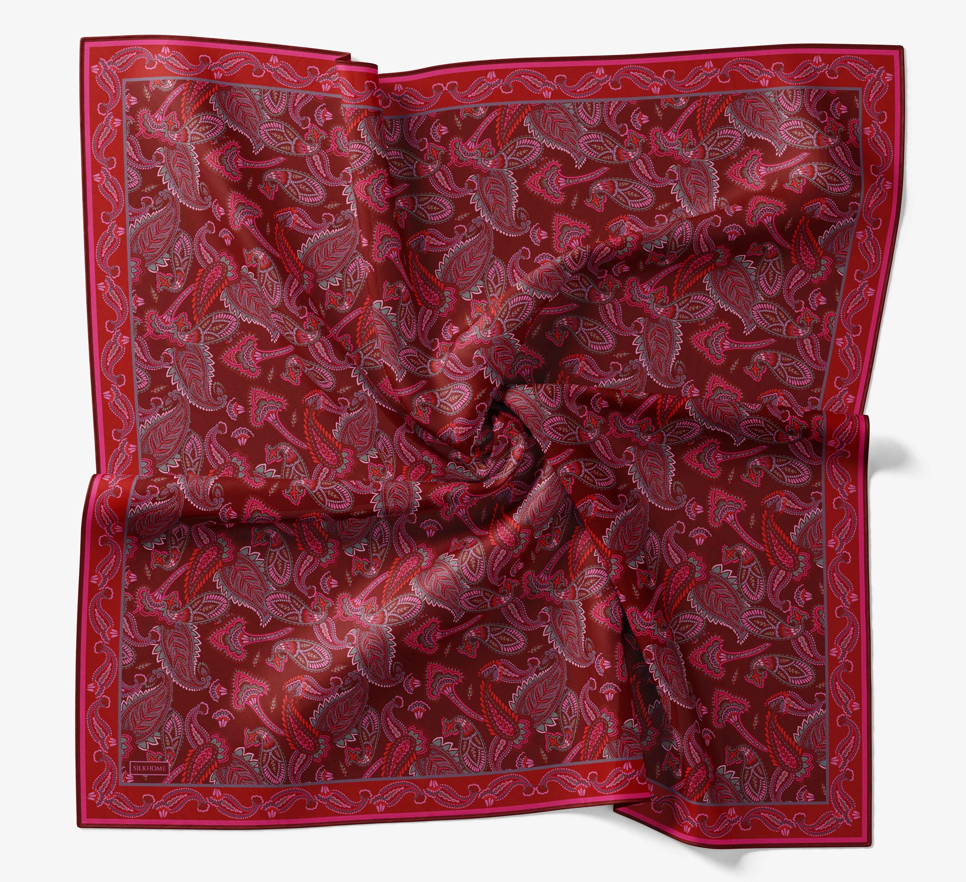 Soft Eşarp Şal Motif Kırmızı