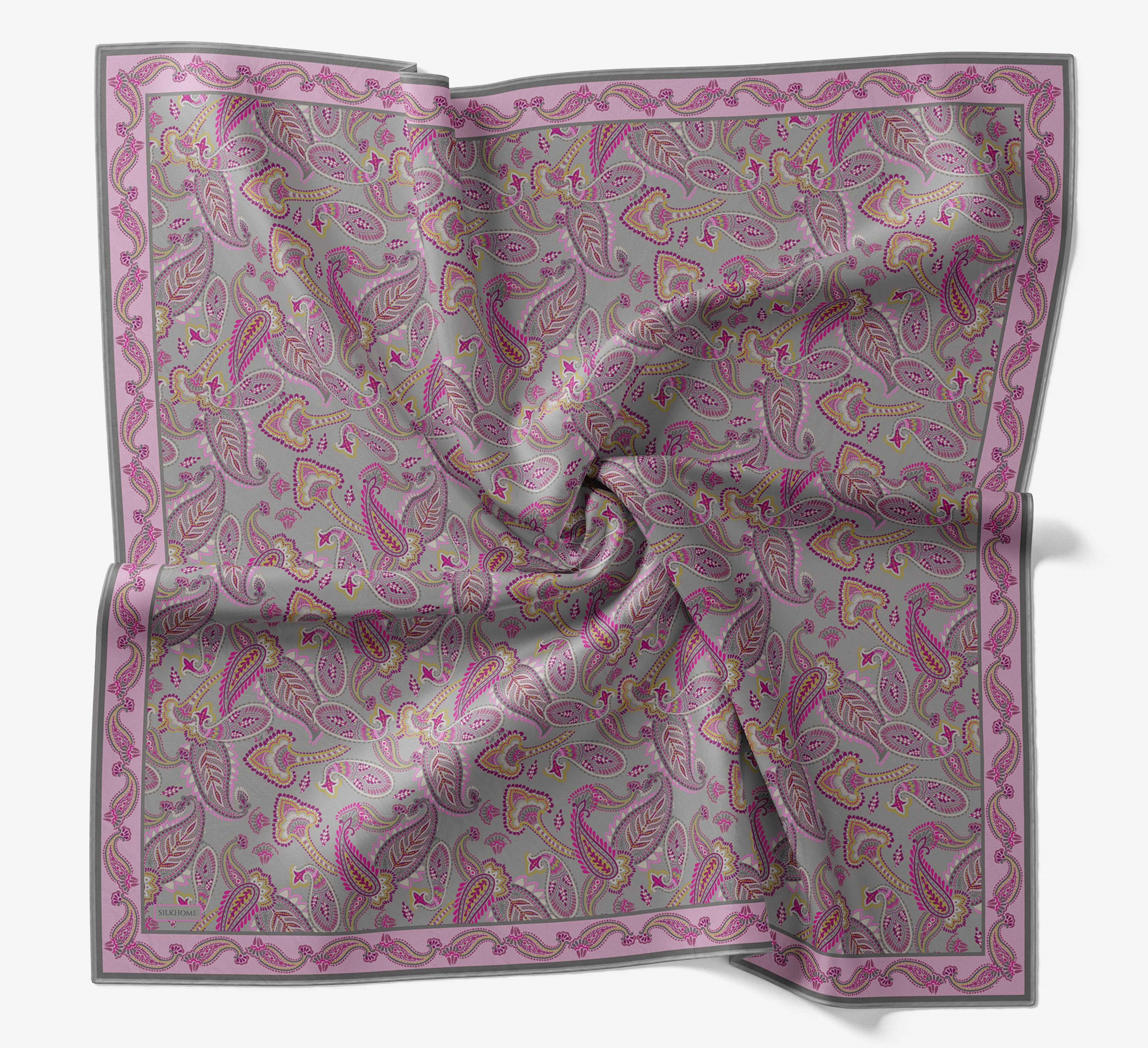 Soft Eşarp Şal Motif Pembe