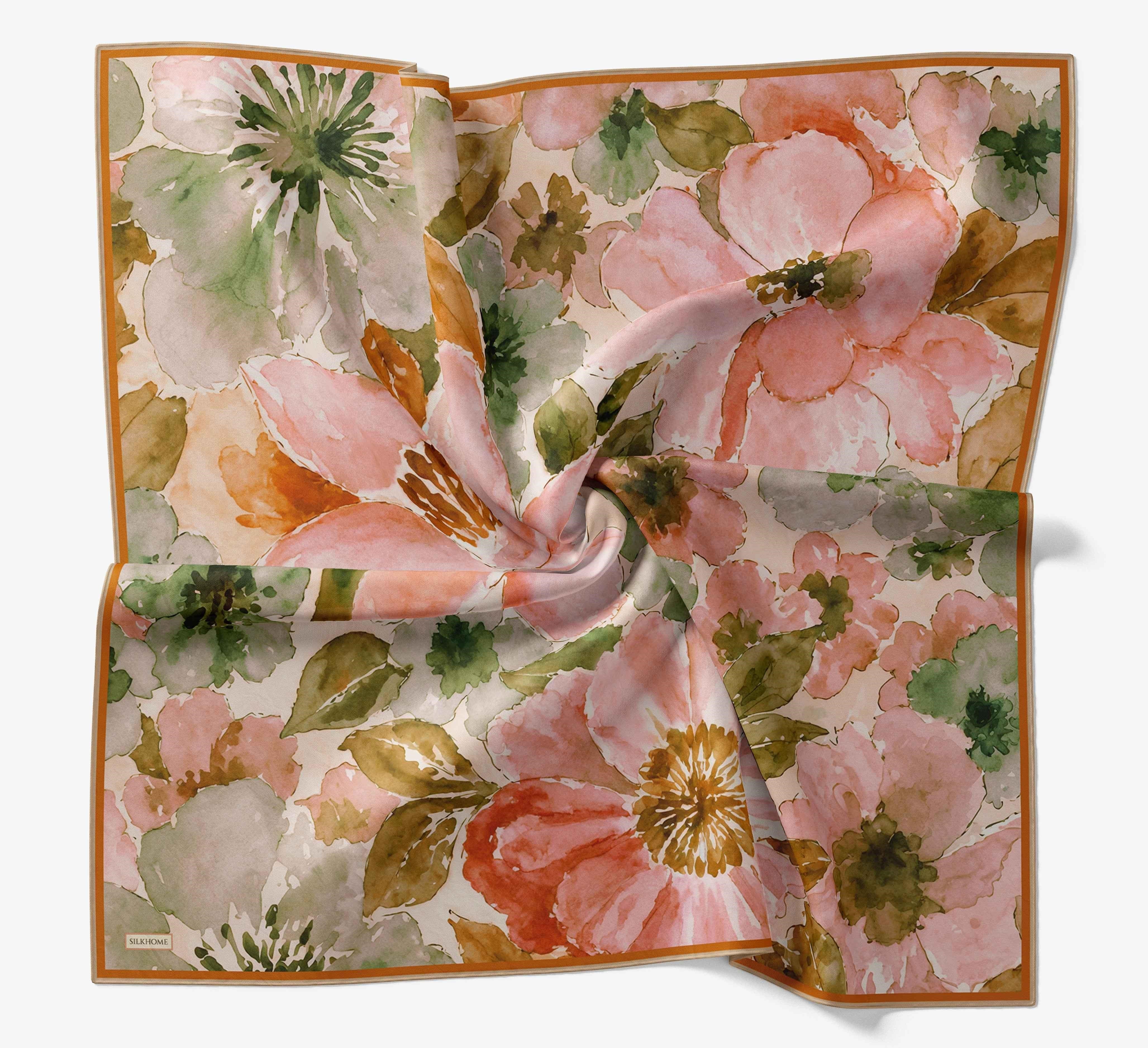 Soft Eşarp Suluboya Yeşil 90x90