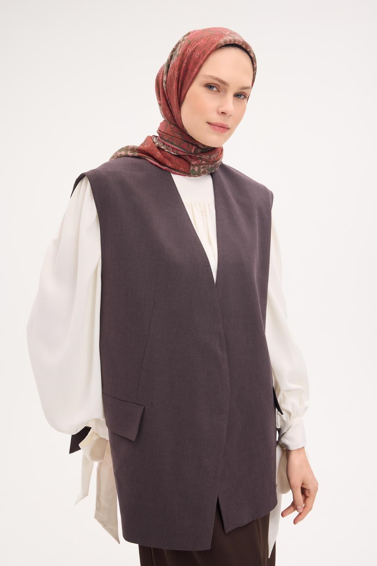 Tencel Monare Eşarp Osmanlı Desen Narçiçeği 90X90