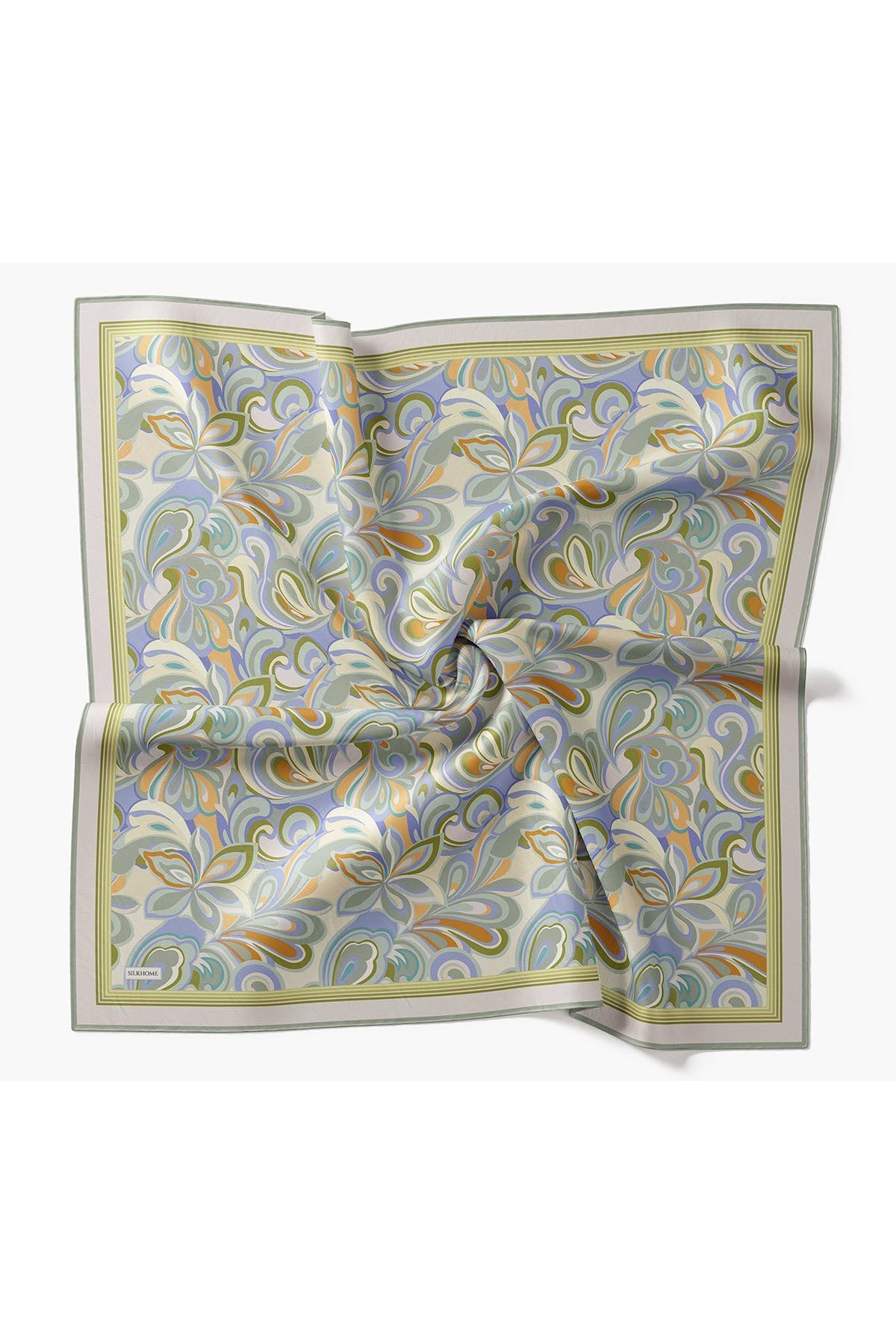 Velora Eşarp Aura Floral Mor