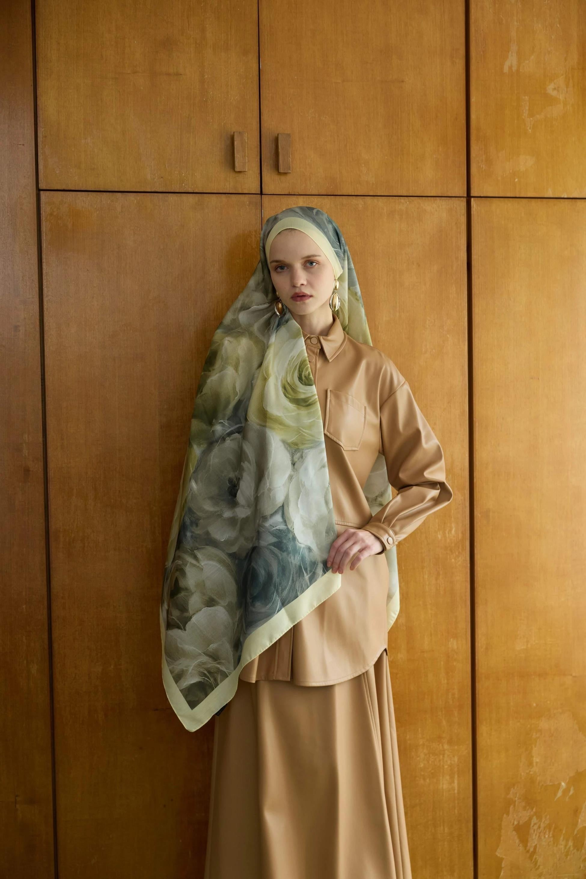 Winter Bloom Soft Şal 3068-10097