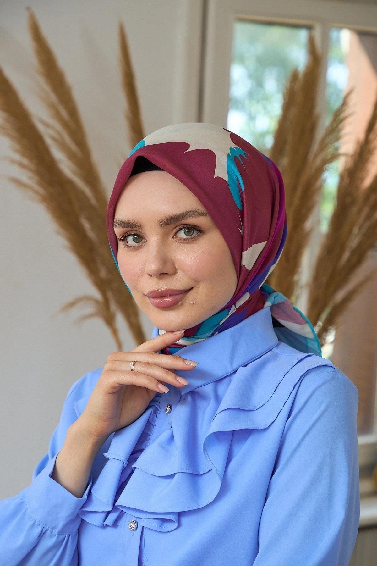 Yaz Işıltısı Koleksiyonu Soft Eşarp Nar Çiçeği Pembe 1189-09
