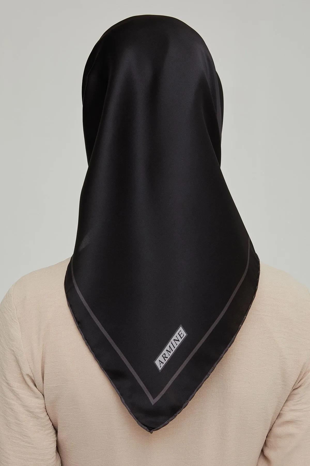 Armine Nostalji Serisi İpek Twill Eşarp 8668D-01